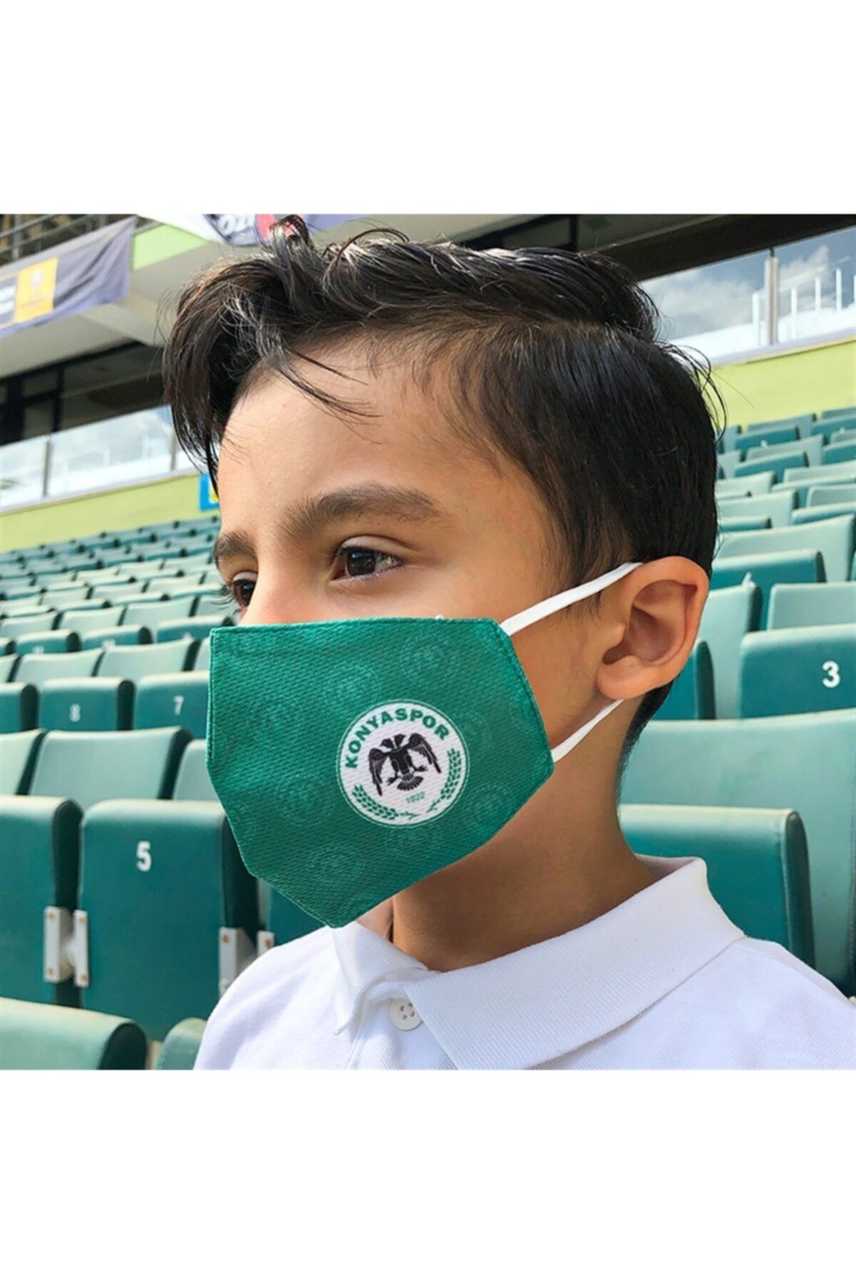 Konya Store Konyaspor Logo Yeşil Çocuk Maske