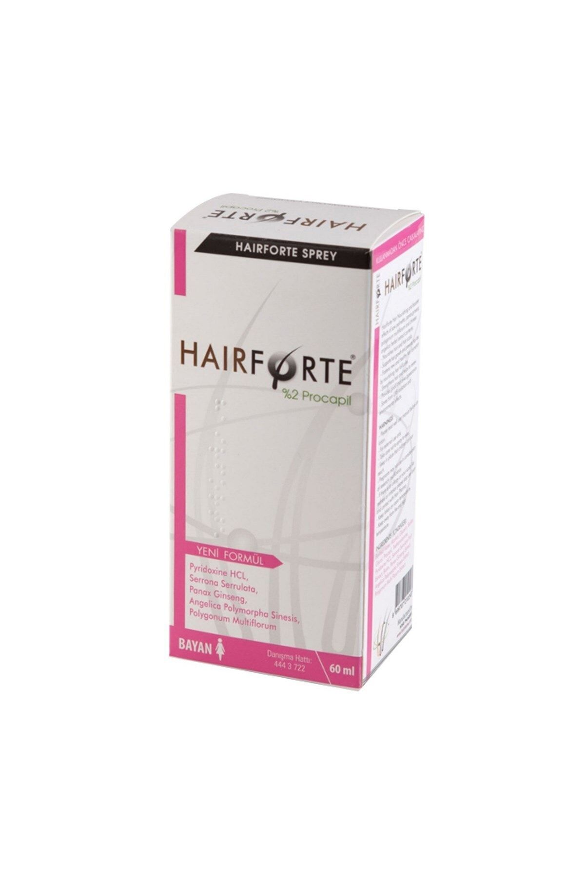 Hairforte Sprey %2 Procapil 60 ml