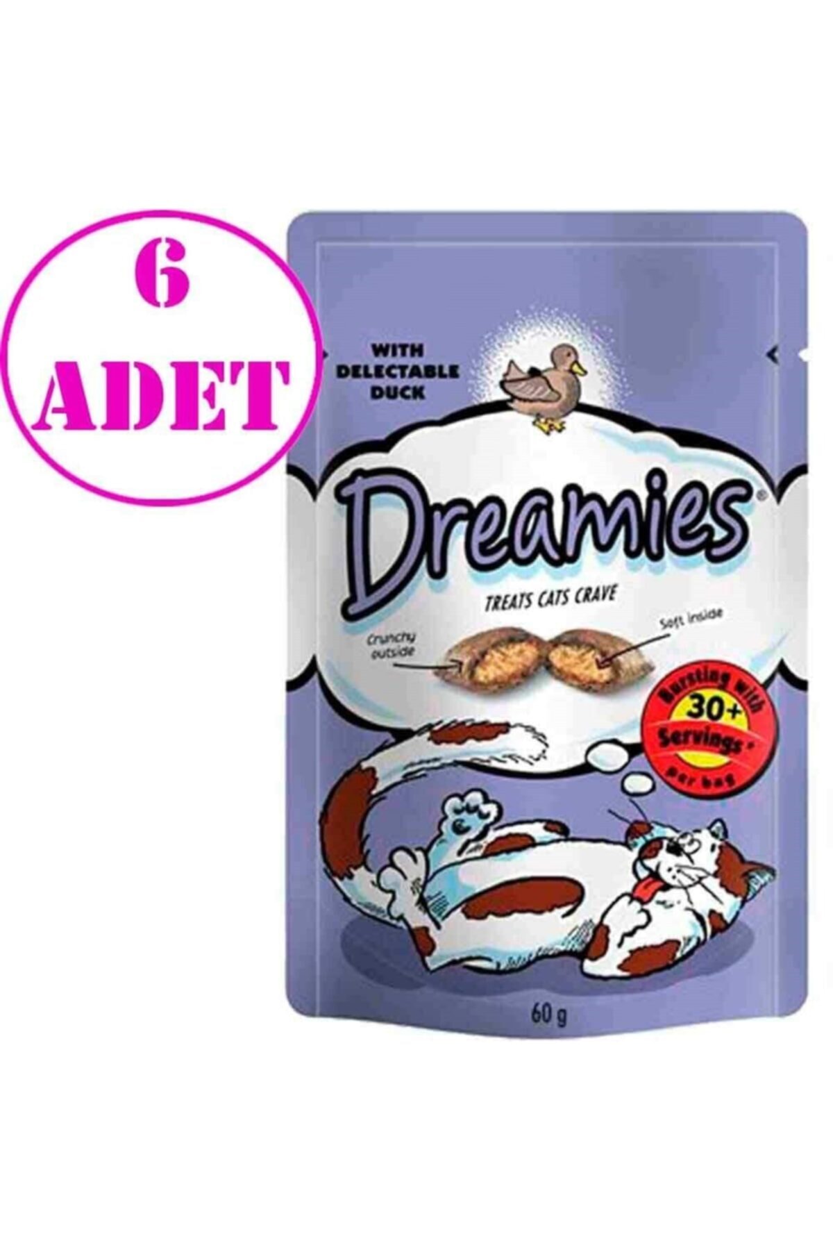 Pedigree Dreamies Ördekli Kedi Ödülü 60 Gr 6ad