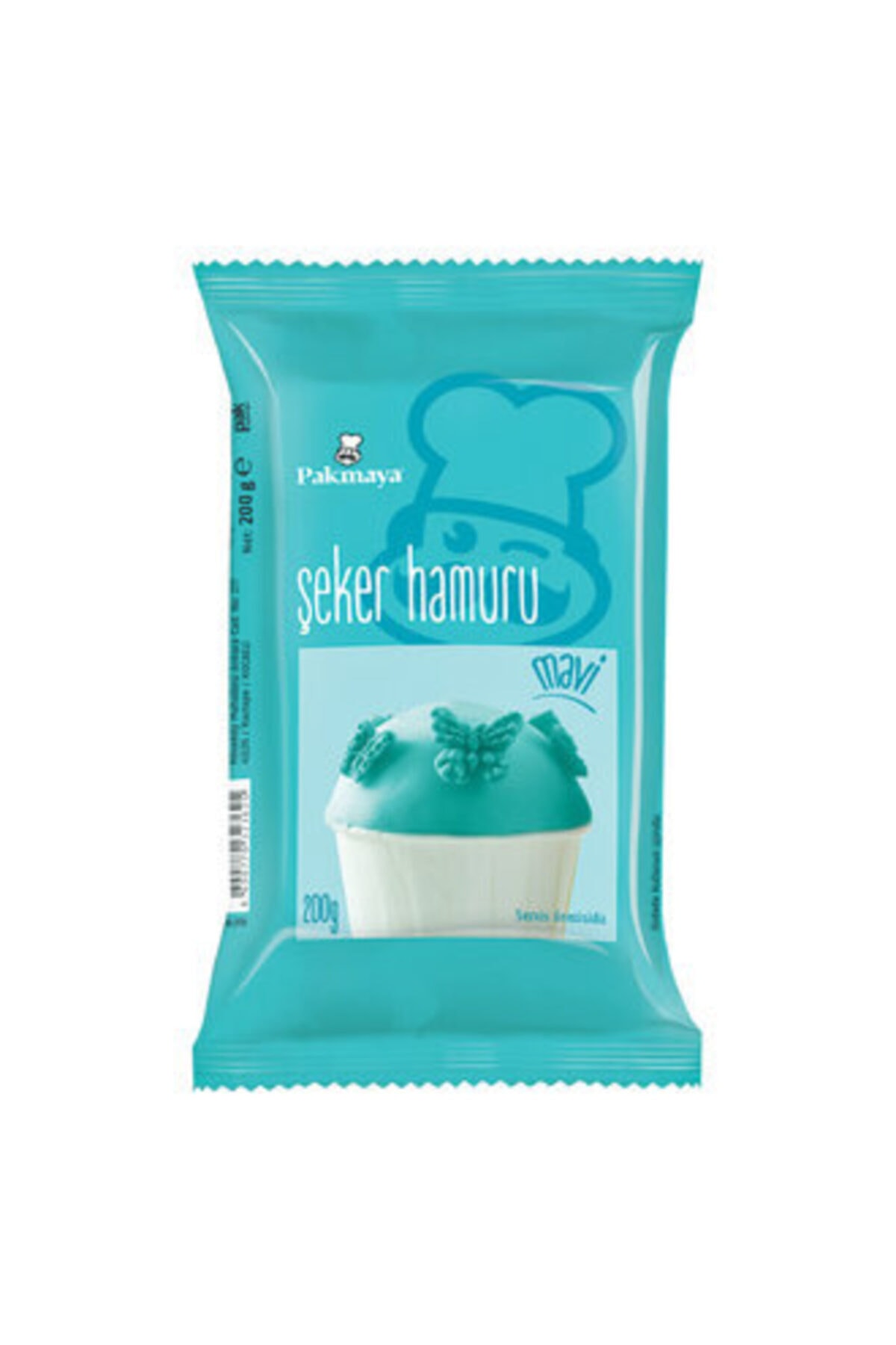 Pakmaya Şeker Hamuru Mavi 200 G