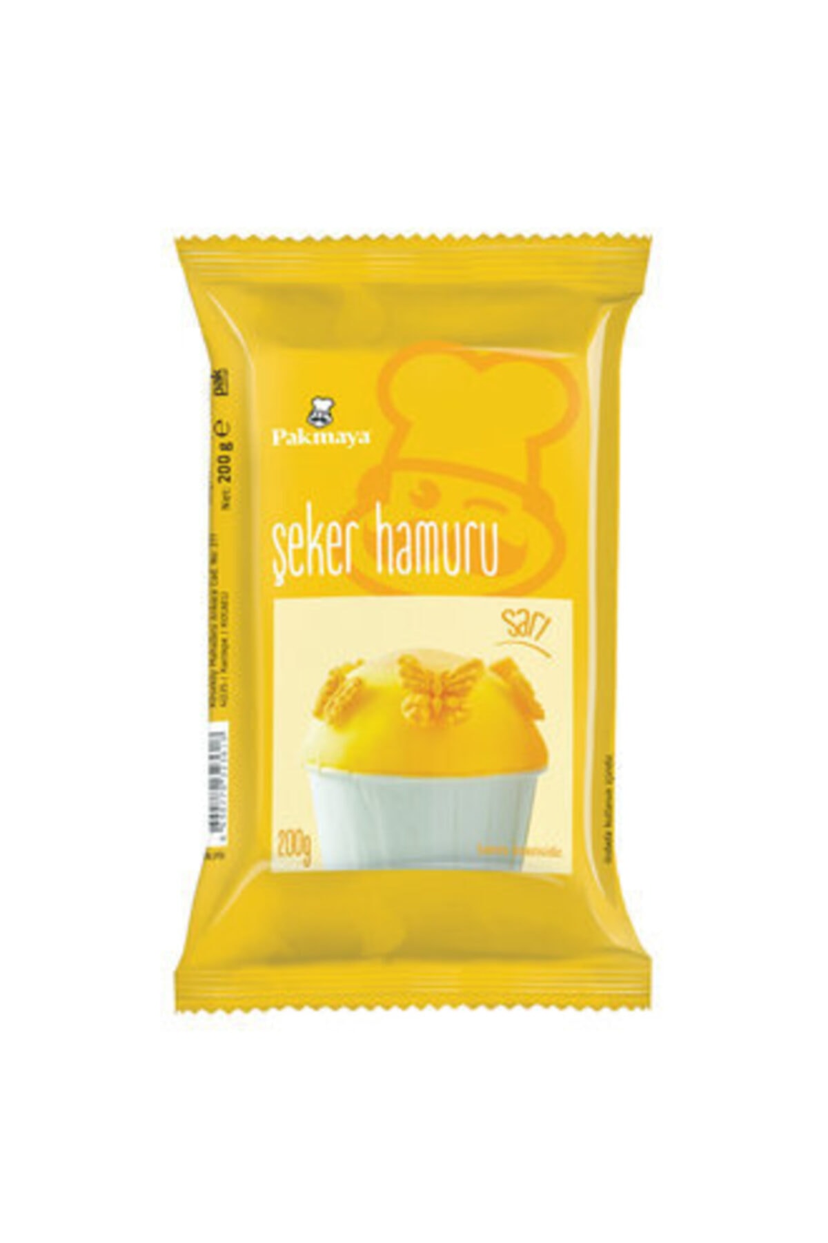 Pakmaya Şeker Hamuru Sarı 200 G