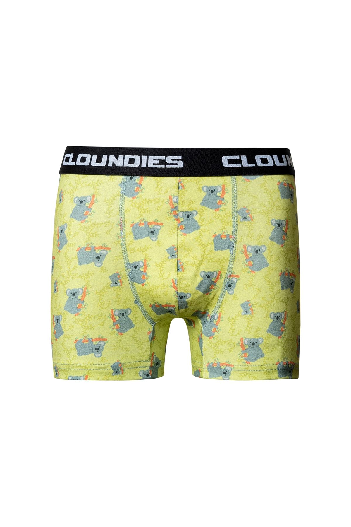 Cloundies Erkek Sarı Dijital Baskılı Koala Boxer