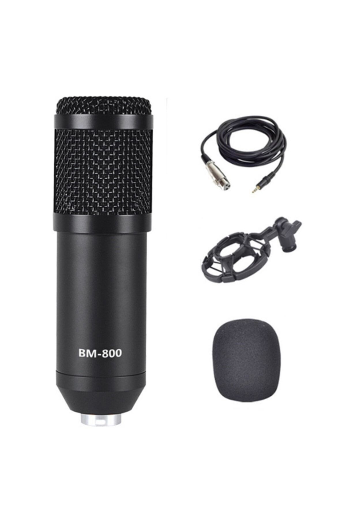Ally Mobile Bm800 Condenser Stüdyo Profesyonel Kayıt ve Yayın Mikrofonu