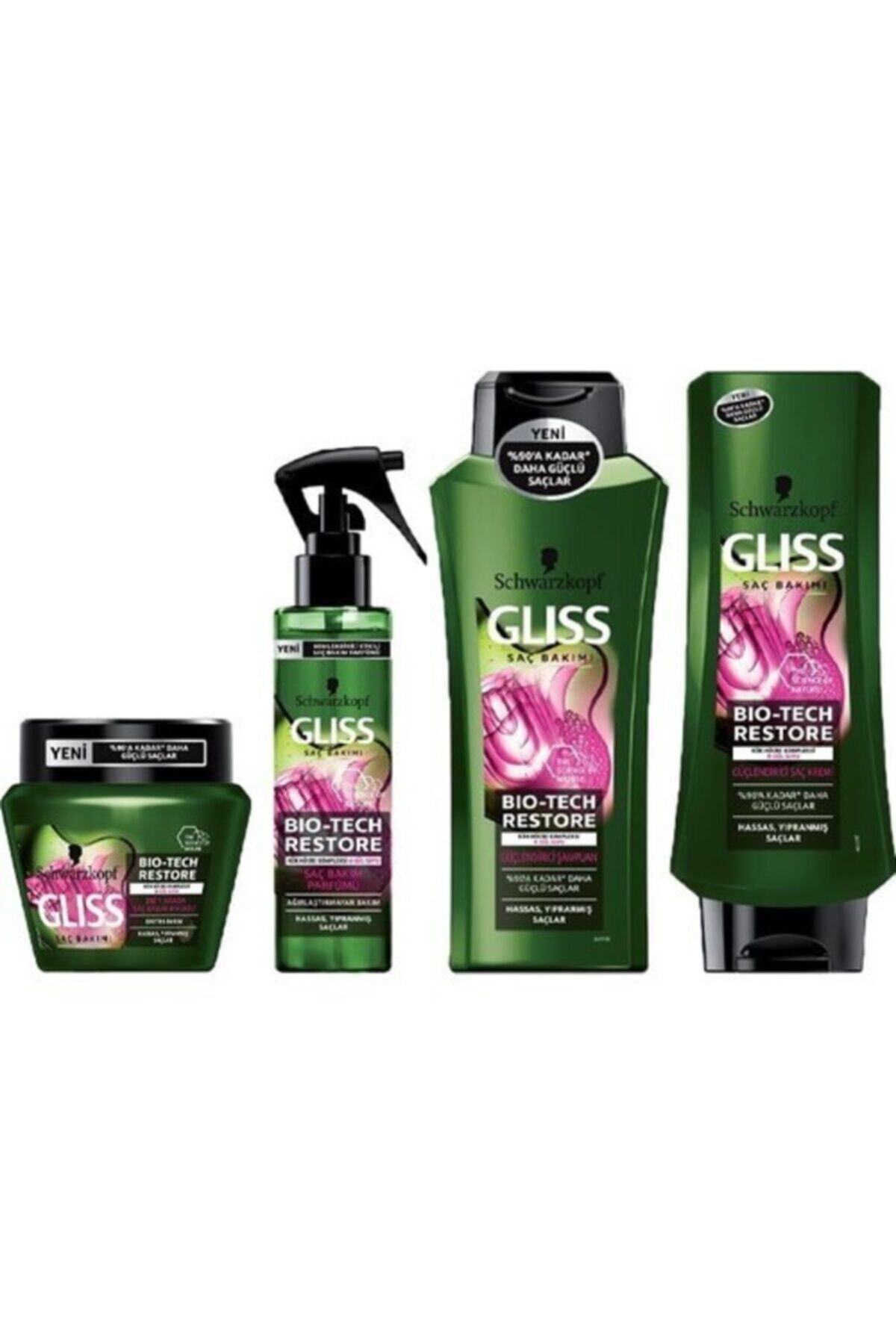 Gliss Bıo - Tech Restore Saç Bakım Seti 4'Lü 360479106747