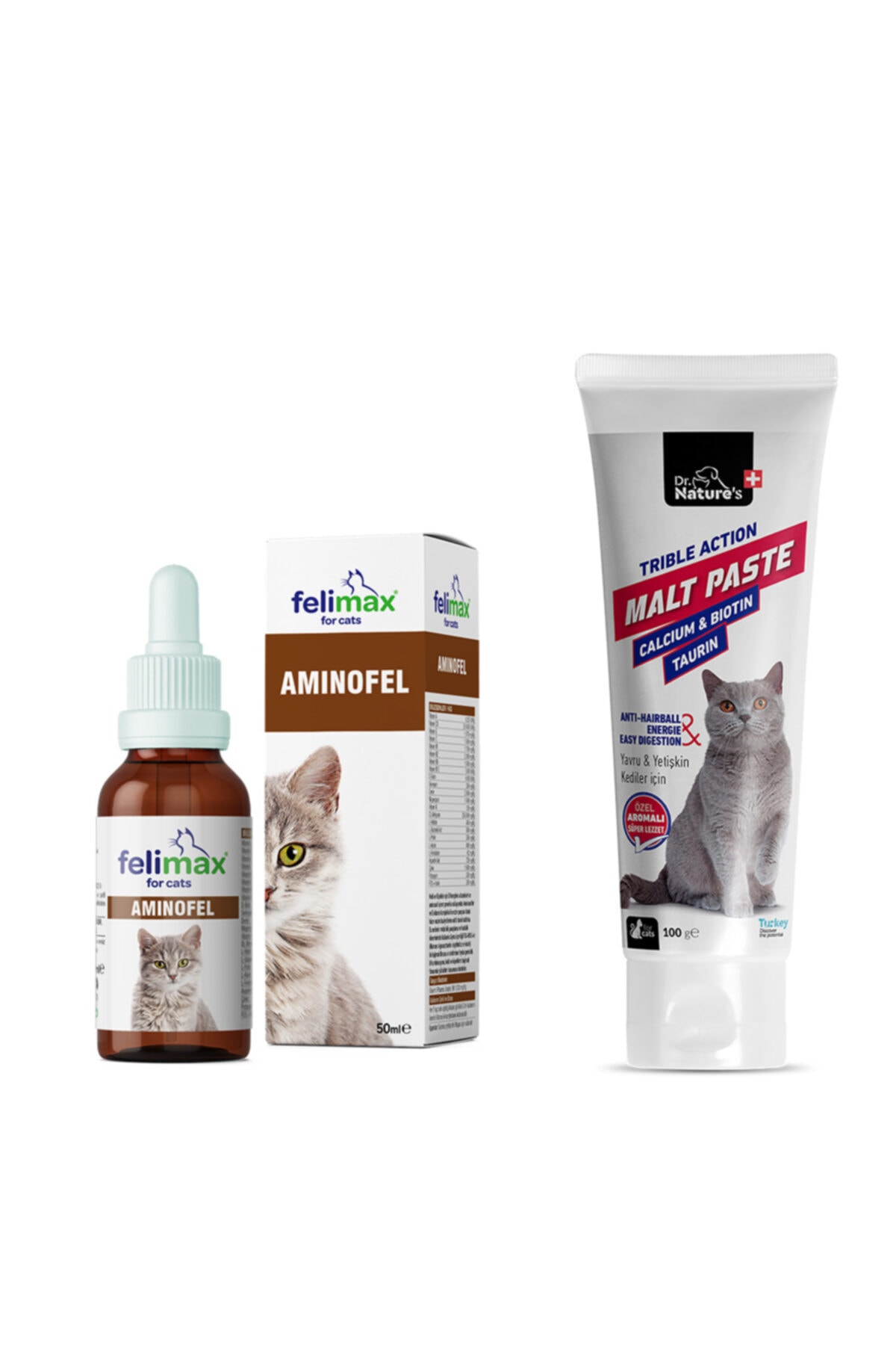Felimax Drnatures Kediler Için Aminoasit 50 ml+ Malt 100 ml
