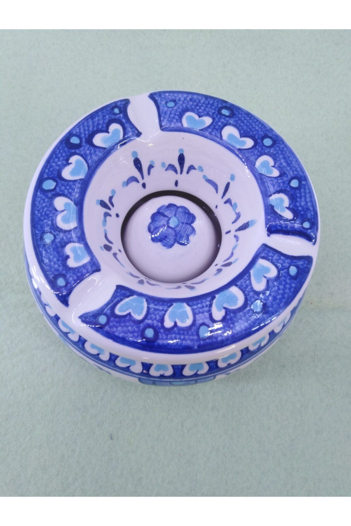 Orient Kapaklı 13 cm Seramik Küllük
