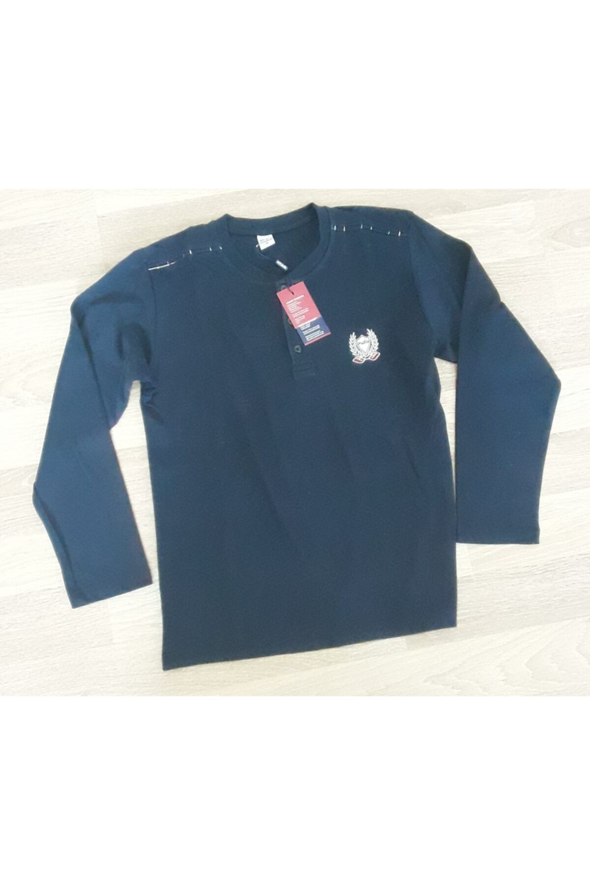 mefa Erkek Lacivert Pamuklu Pijama Üst