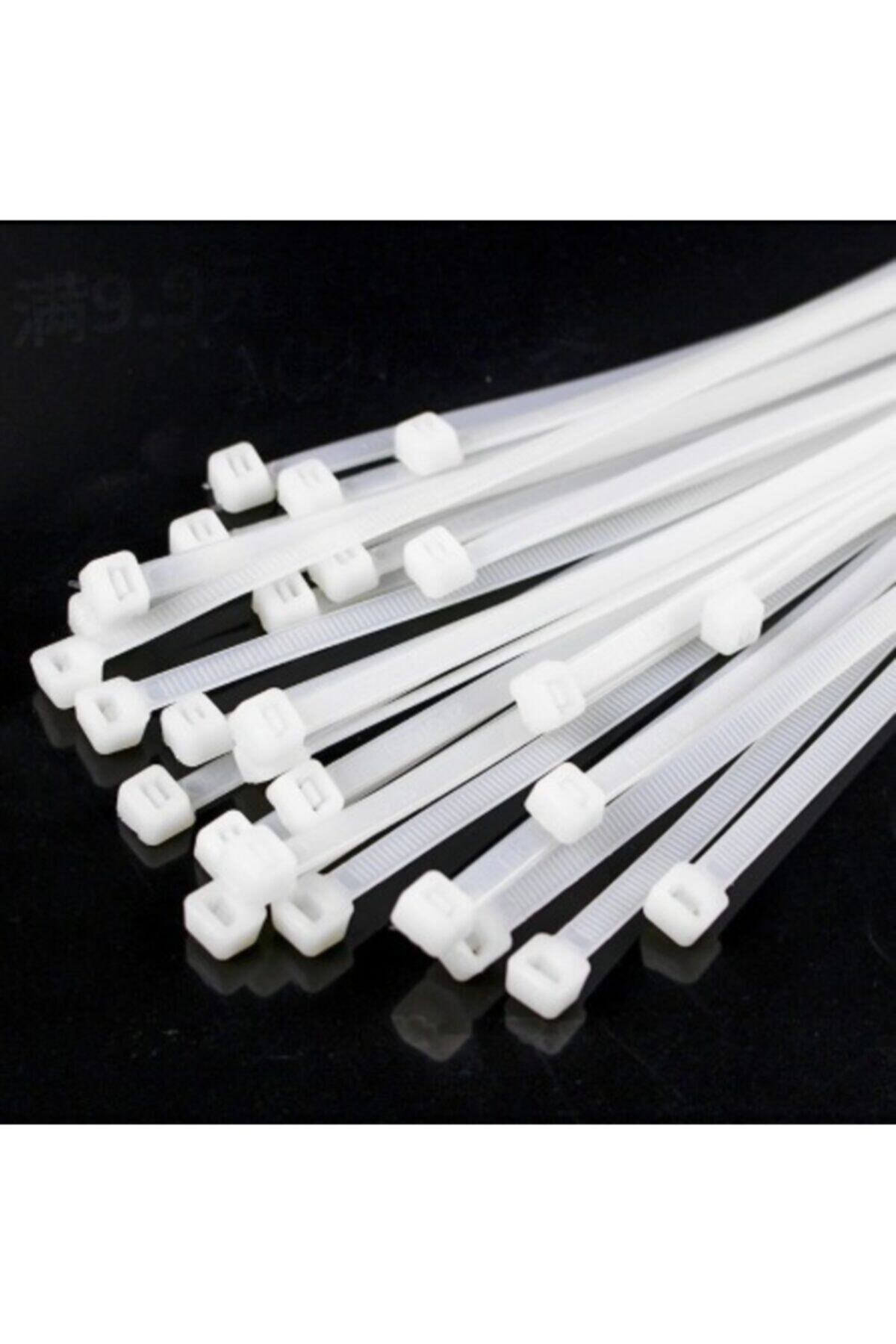 Ekodoğa Plastik Kelepçe 10 Paket (1000 Adet ) Cırt Kelepçe 2,5x140 Mm Uzunluk 14 Cm Kablo Bağı Plastik Cırt