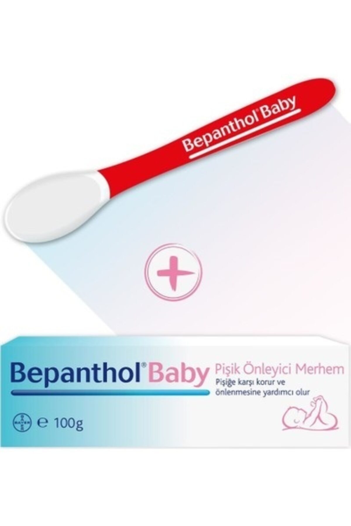 Bepanthol Baby Pişik Önleyici Merhem 100gr + Mama Kaşığı