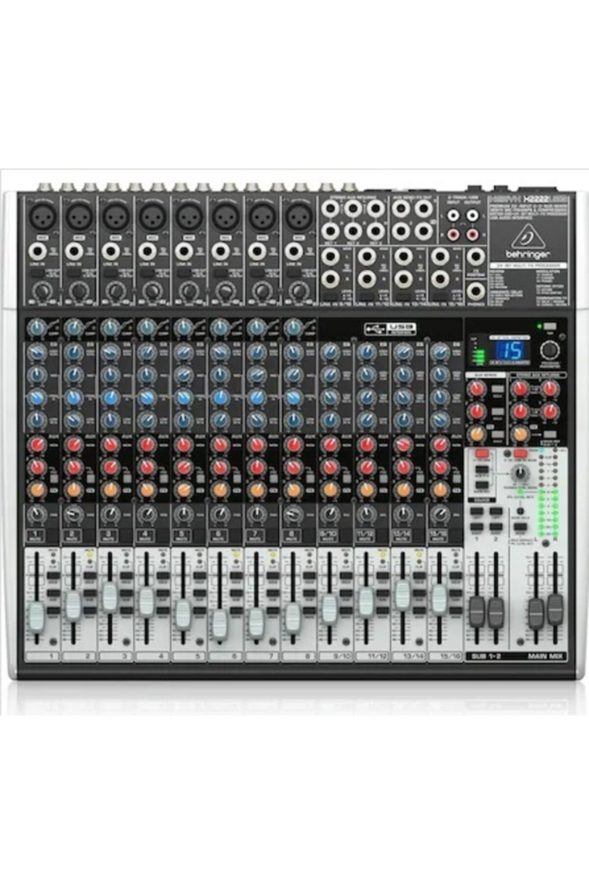 Behringer Xenyx X2222usb 22-ın 2/2-bus Mixer With Xenyx Mic Pream