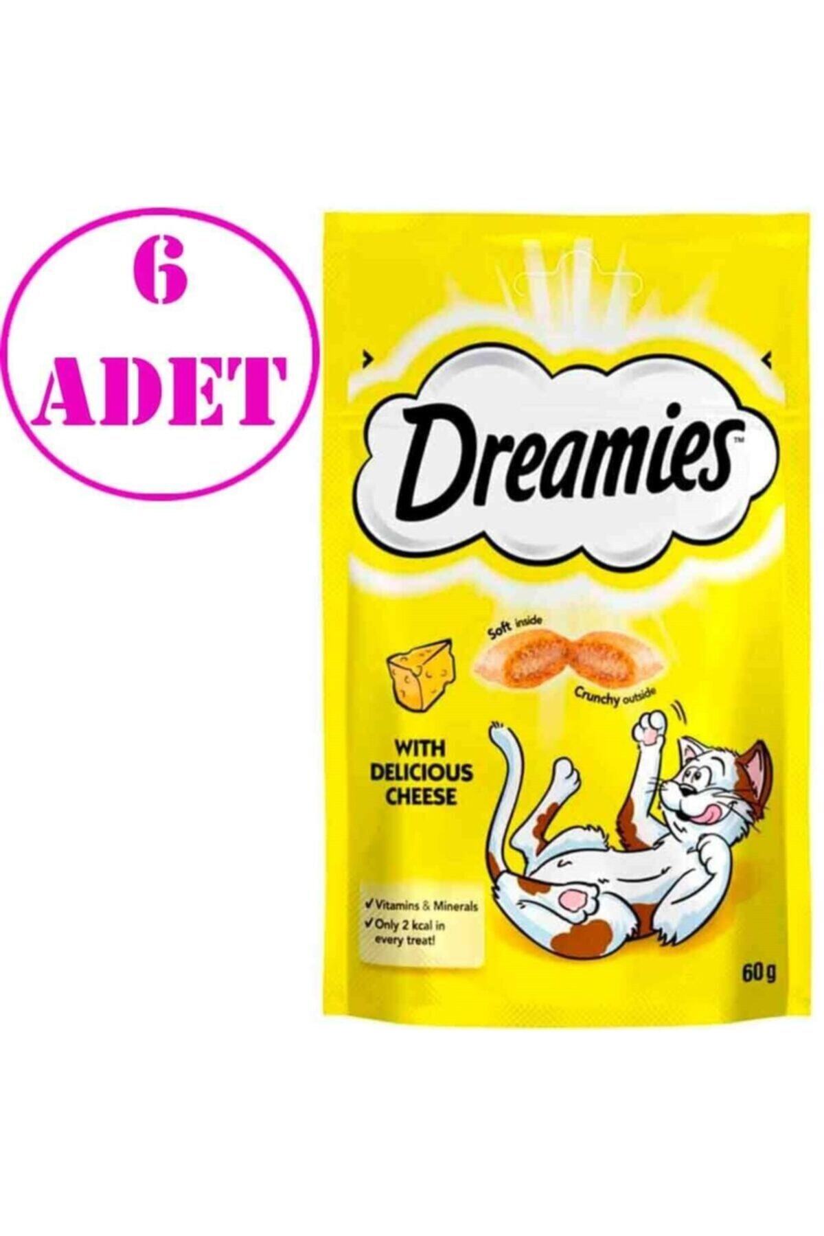 Pedigree Dreamies Peynirli Kedi Ödülü 60 Gr 6 Ad
