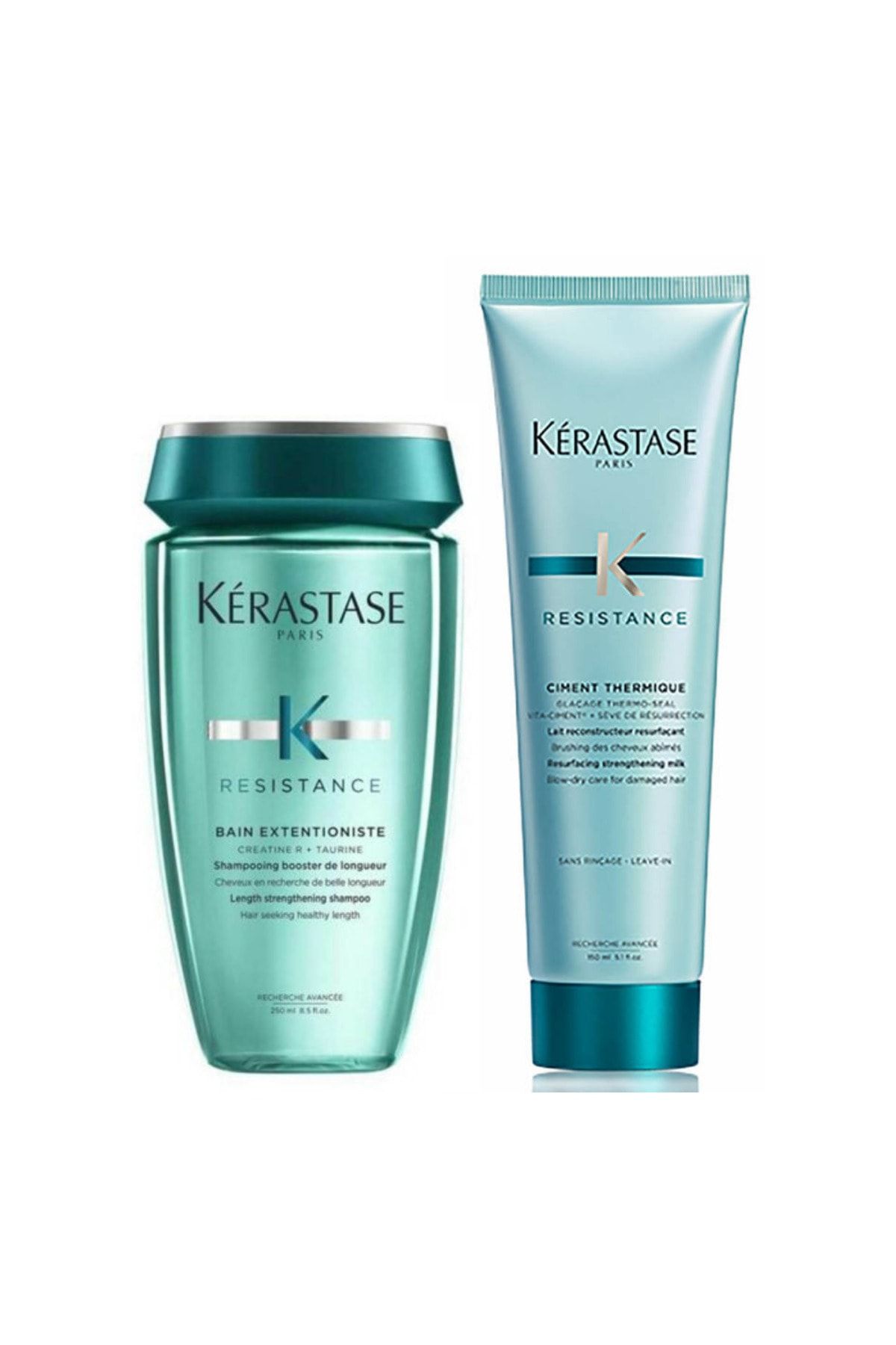 Kerastase Resistance Bain Extentioniste Şampuan 250 ml Resistance Ciment Thermique Bakım Kremi 150 ml