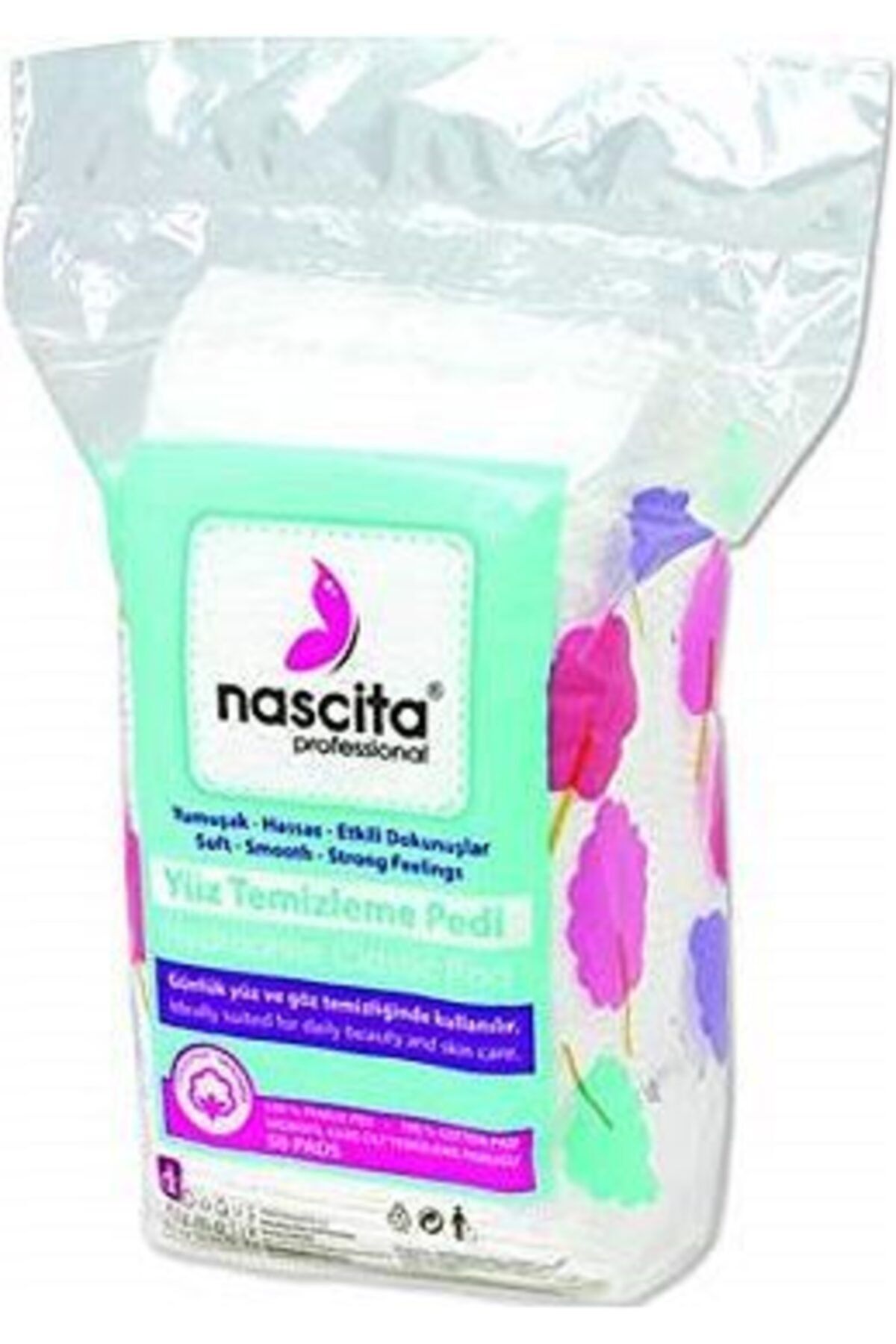 nascita 50' Li Yüz Temizleme Kare Pedi