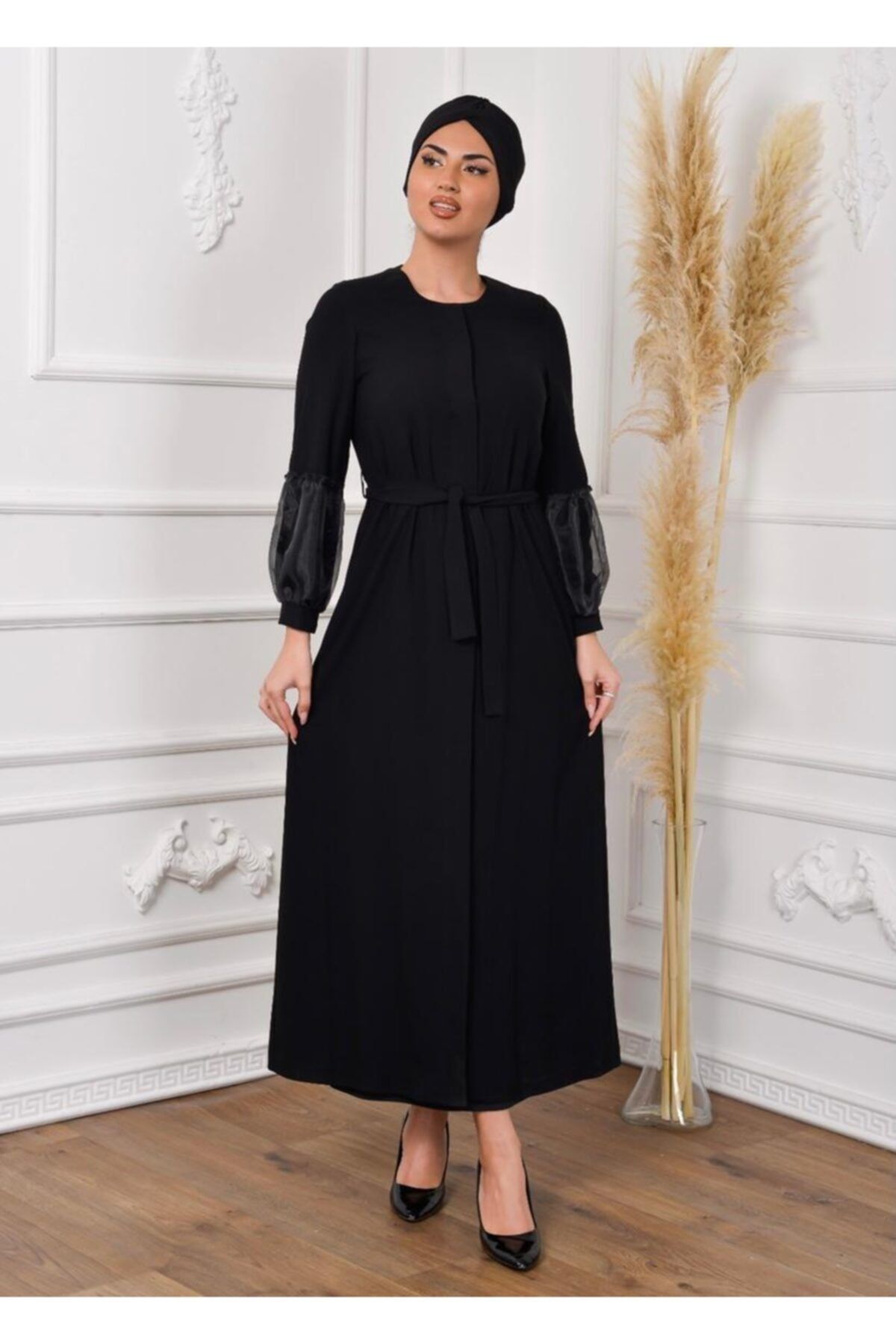 ARMEN GİYİM Armen Kolu Tül Abaya