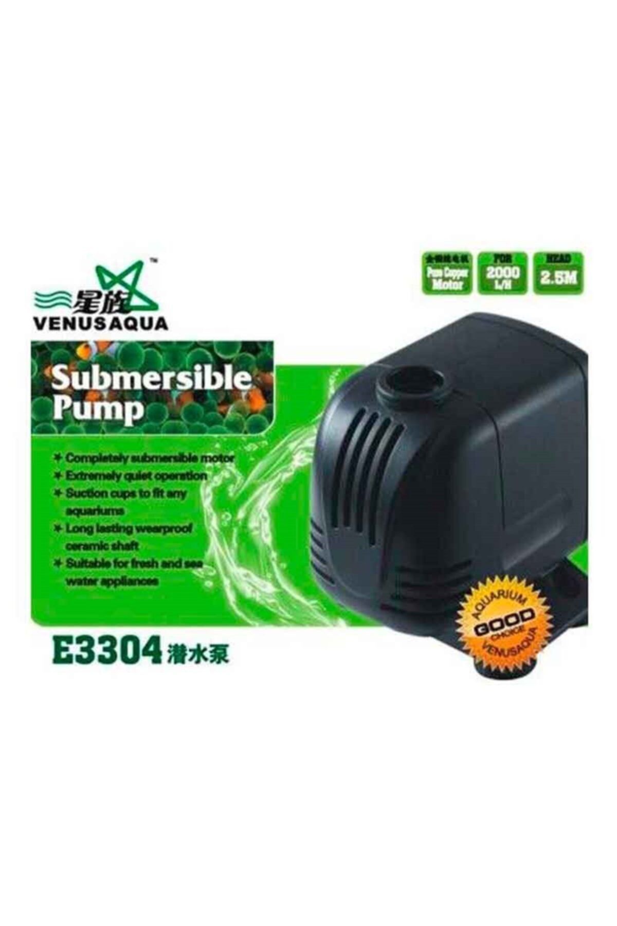 Venüs Venus Aqua Akvaryum kafa Motoru E3304 2000 L/s 45w