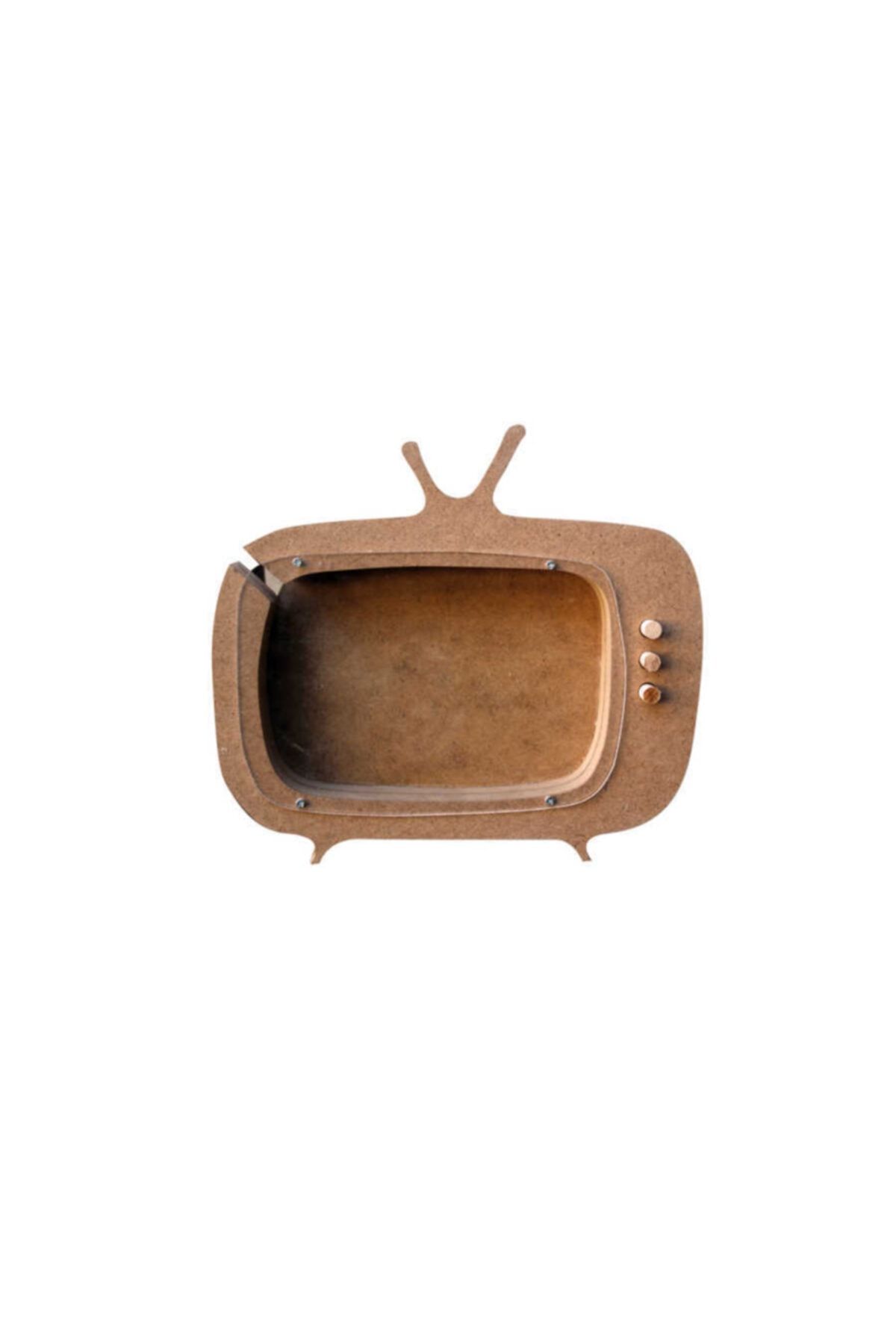 Cicimpet Çg5 Tv Kumbara Ahşap Obje