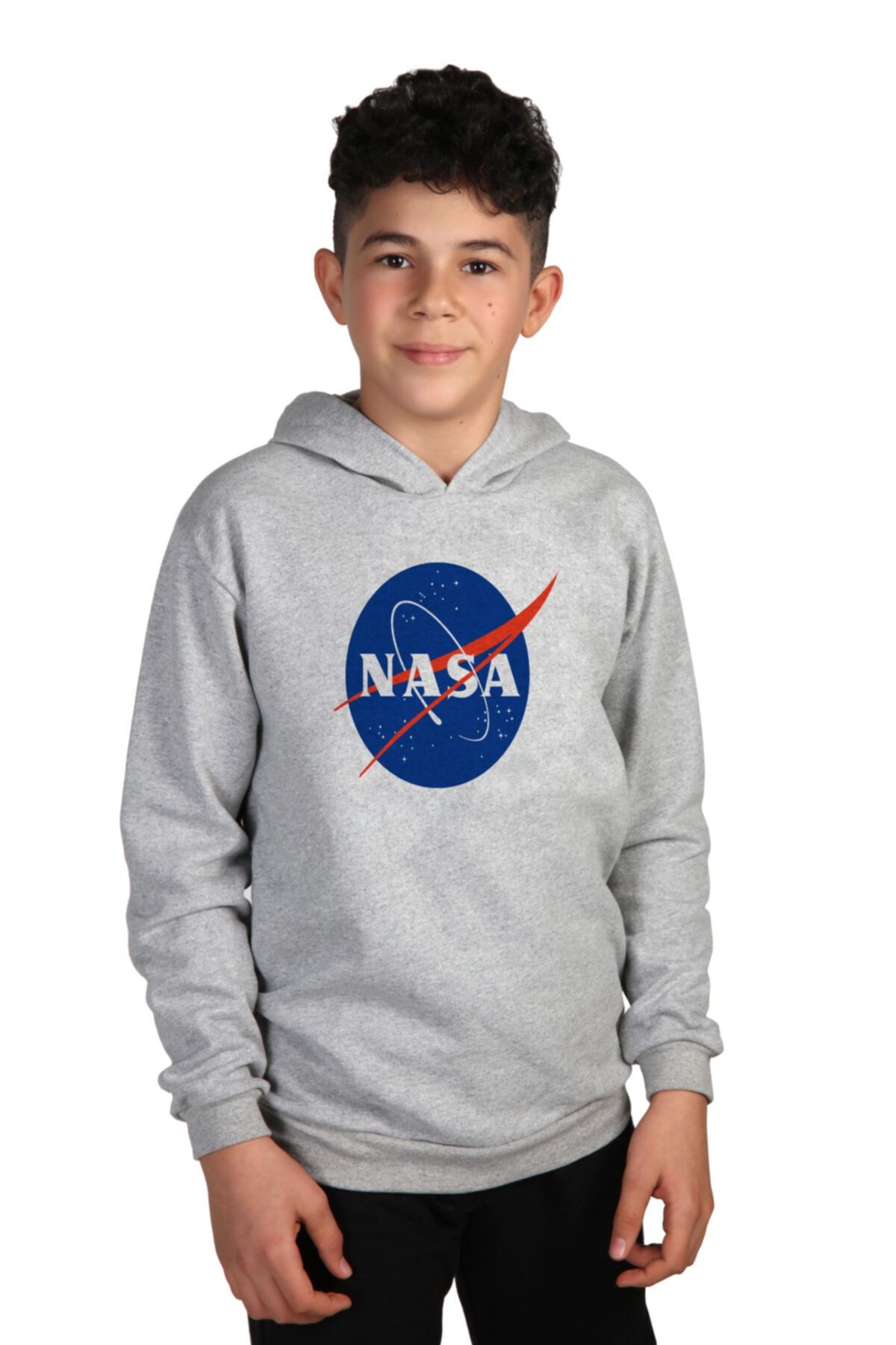 Raf Coll Unisex Children s Gray Melange NASA Digital Printed Two