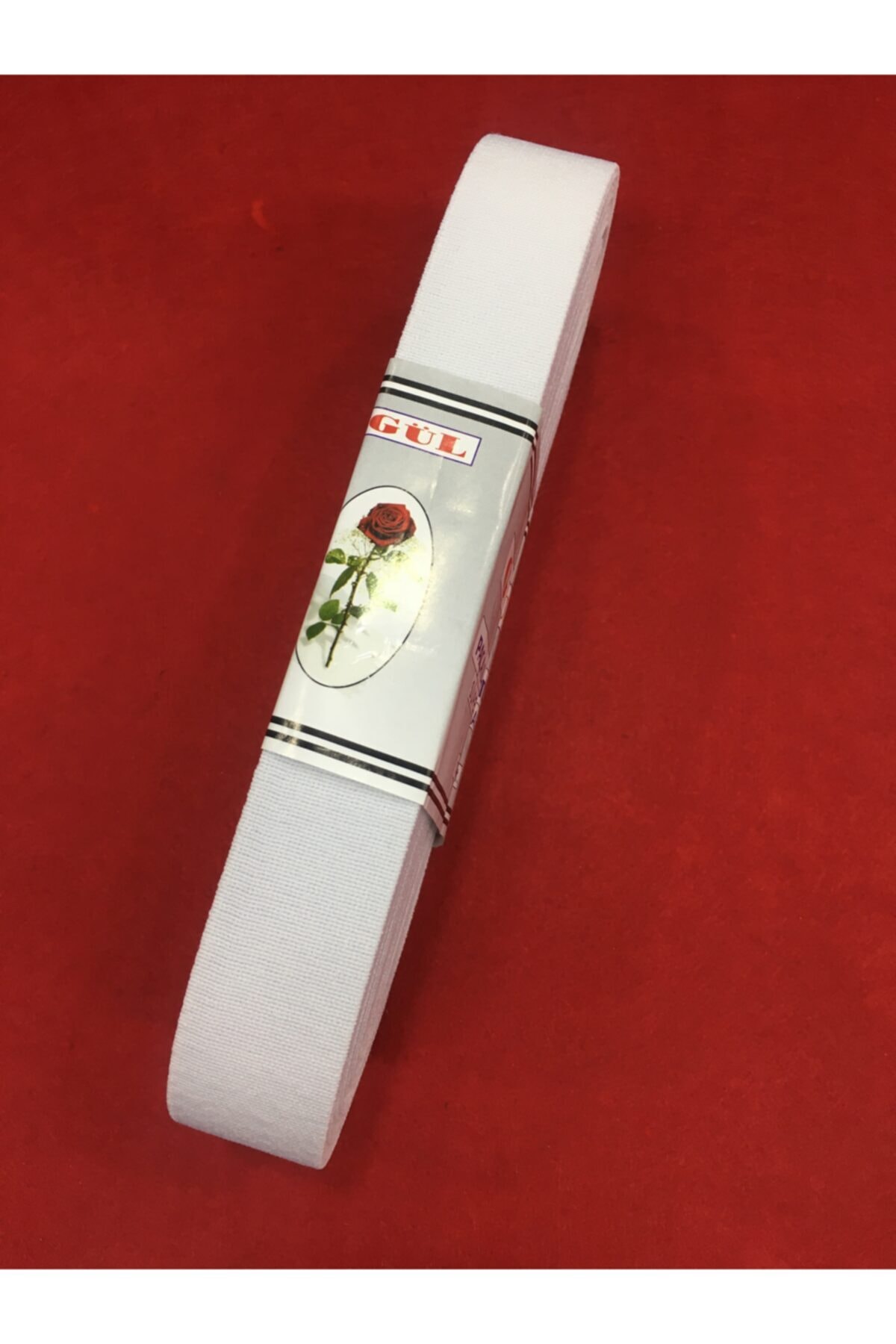 Gül Beyaz Paça Lastik 6 cm