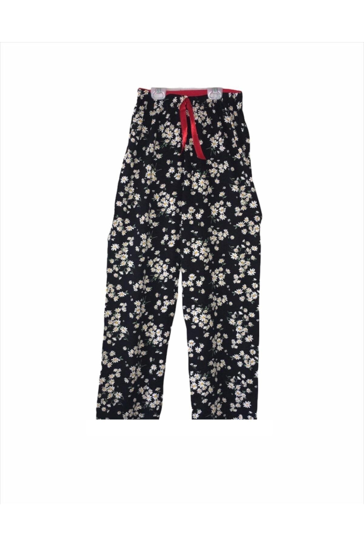 Sude Kadın Siyah Pijama Altı