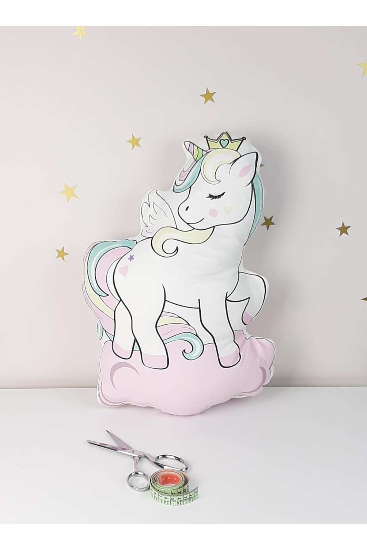 MEKTA HOME Unicorn Pofuduk Dekoratif Uyku Arkadaşı Yastığı Ve Kırlent Mktua-022