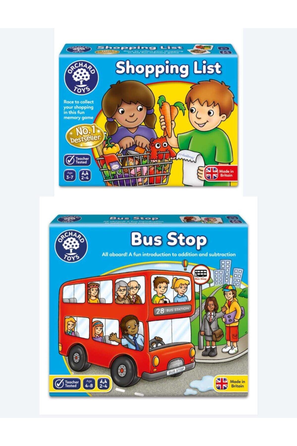 Orchard Toys Bus Stop Ve Shopping List Oyun Seti (otobüs Ve Alışveriş Listesi Oyunu Seti)
