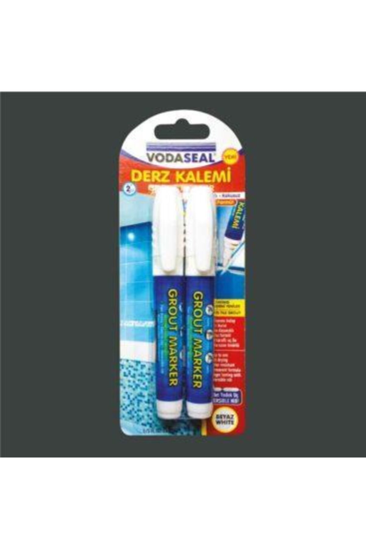 Vodaseal Beyaz Eco Erisi Derz Kalemi 2 Li