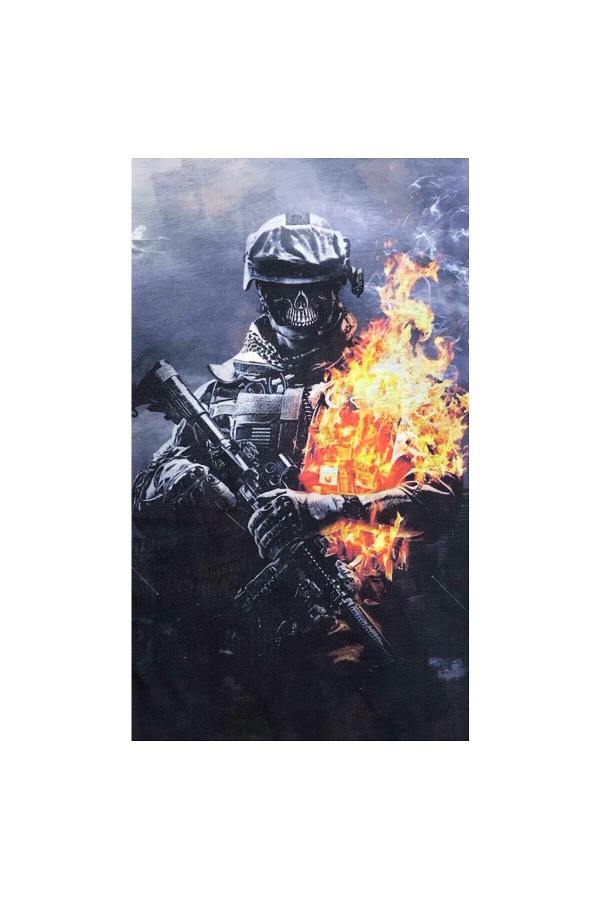 Dünyadan Hediyeler Buff Kurukafa Temalı Boyunluk Bandana No.12