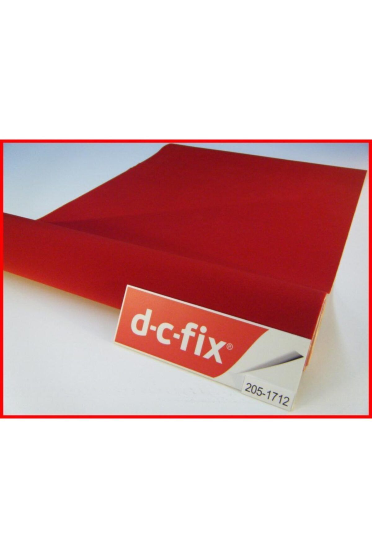 dcfix 205-1712 Kırmızı Kadife Kendinden Yapışkanlı Folyo