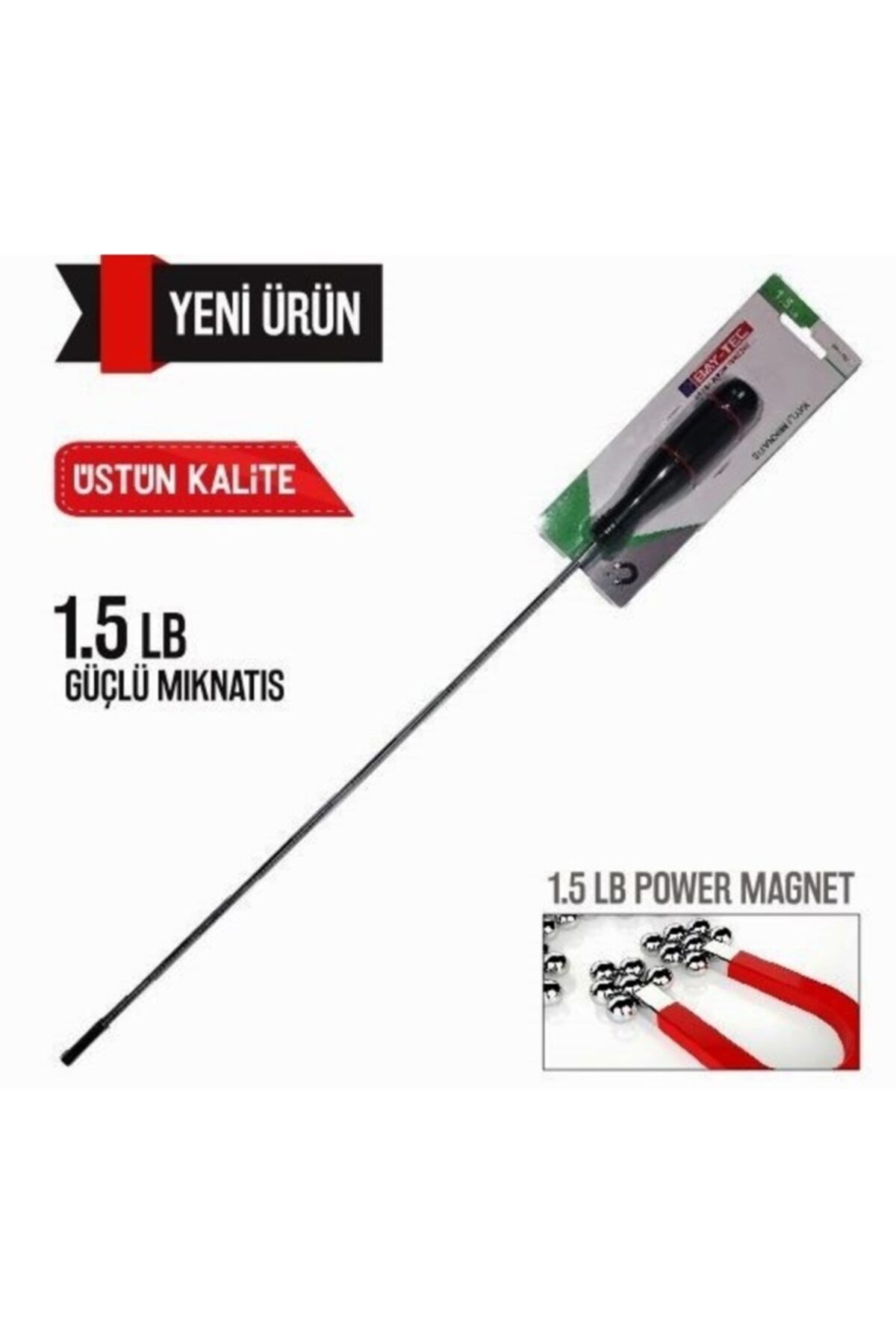 Dünya Magnet Bay-tec Spiralli Metal Toplama Mıknatısı, Yaylı Spiralli Mıknatıs