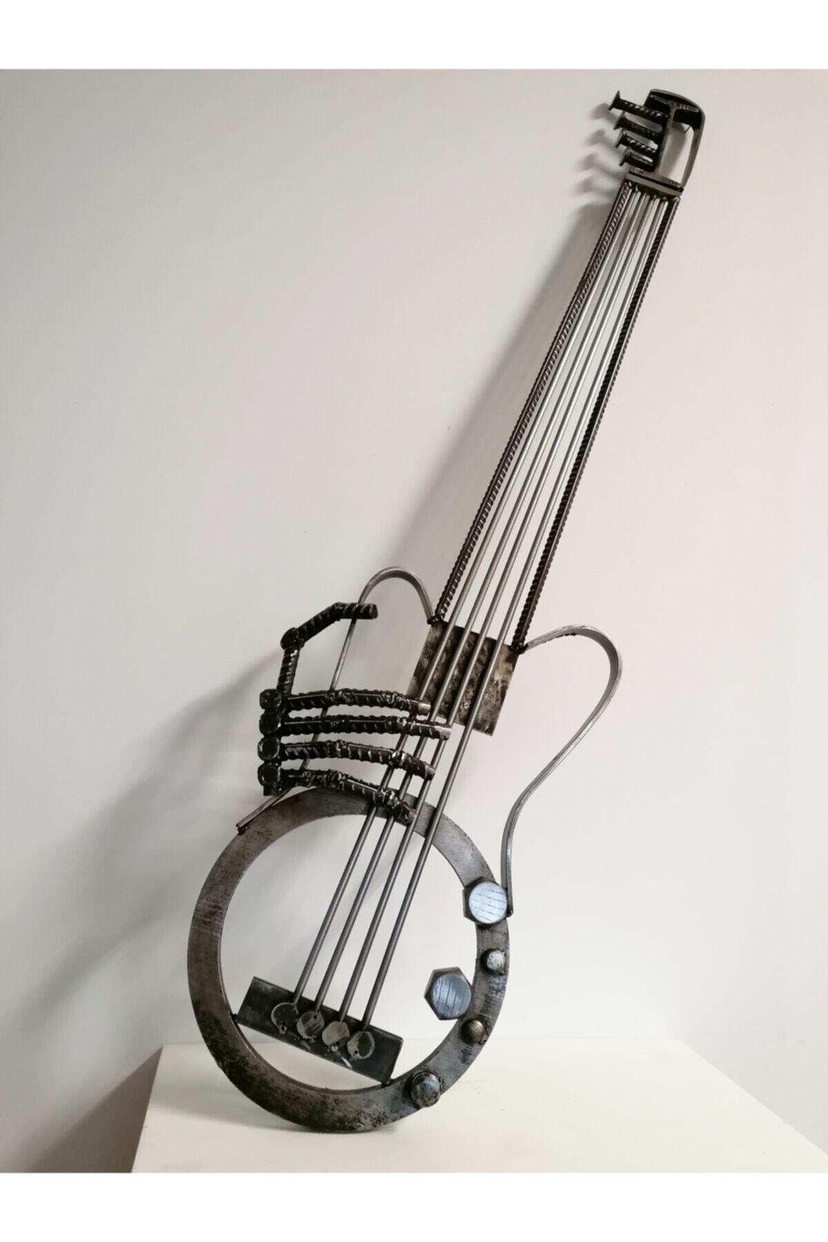 karacadesignoffice Metal Bass Gitar Heykeli