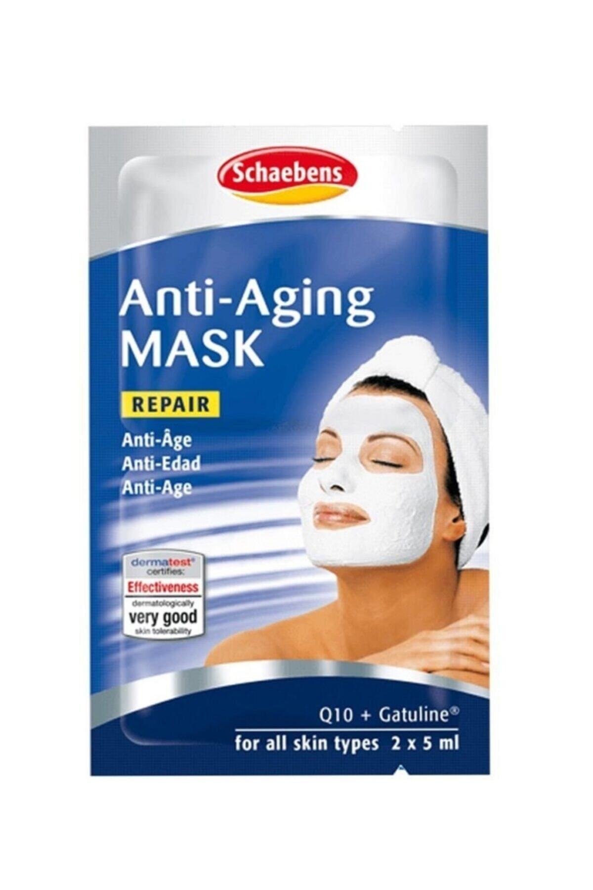 Schaebens Yaşlılık Etkilerini Azaltmaya Yardımcı Maske - Anti Aging Q10 Mask 2 X 5 Ml 4003573100401