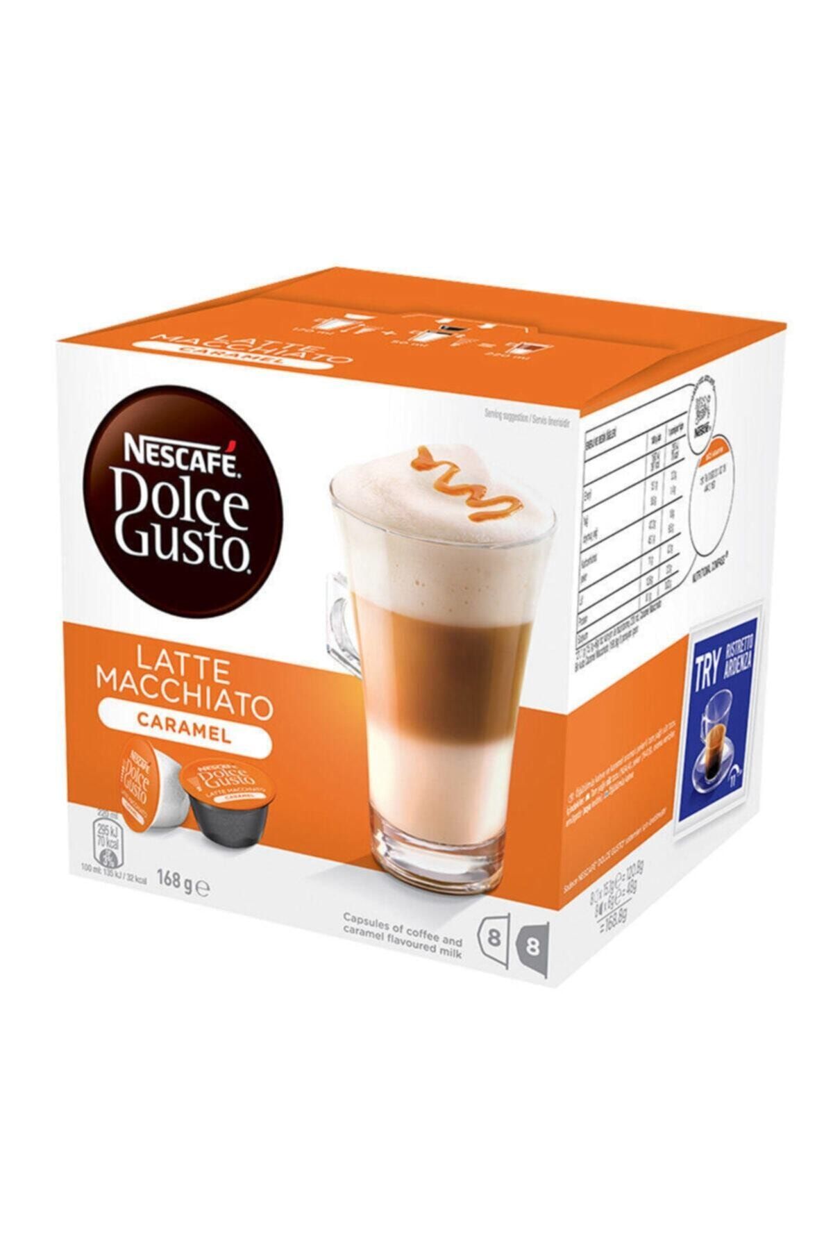 Nescafe Dolce Gusto Caramel Latte Macchiato Kapsül Kahve 16'lı