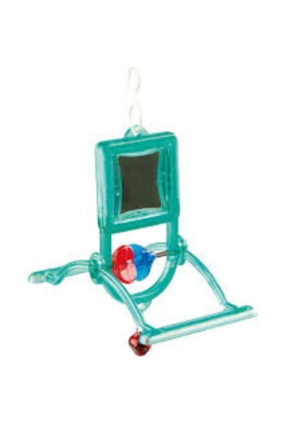 Yıldırım Şeffaf Aynalı Salıncaklı Kuş Tünek