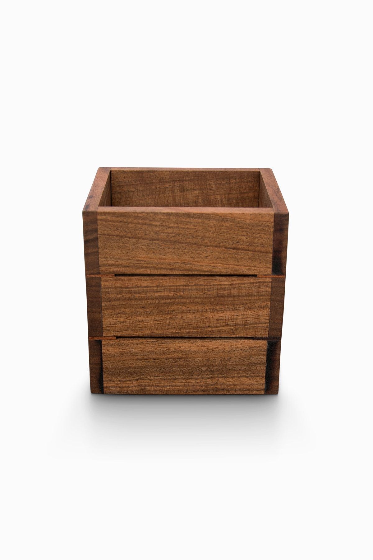 Woodsaka 3lıne Ahşap Kalem Kutusu - Ceviz