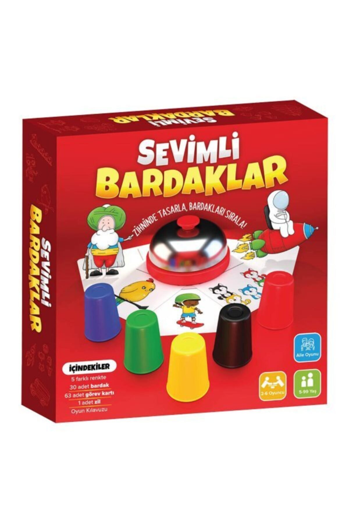 Tes Yayıncılık Sevimli Heyecanlı Pratik Süper Bardaklar Oyunu