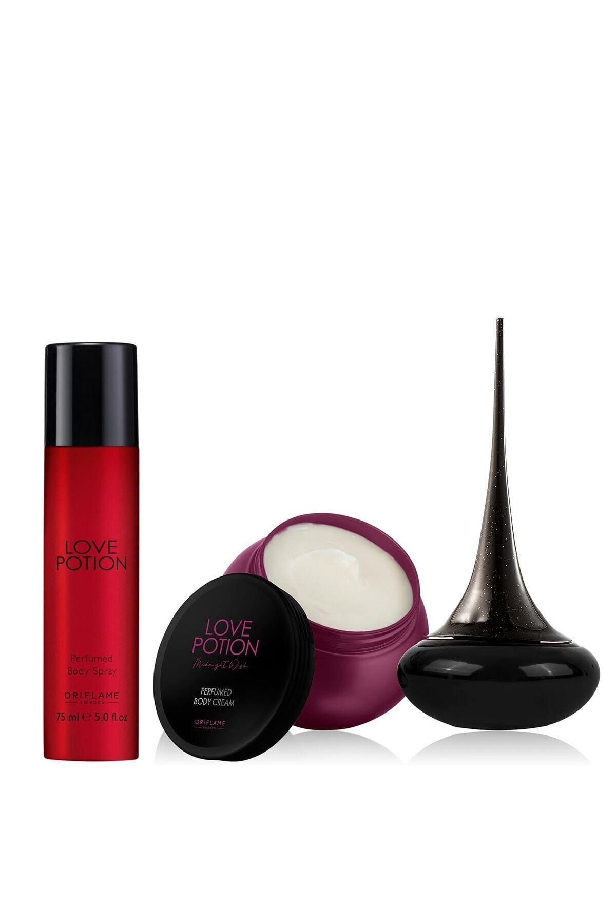 Oriflame Love Potion Midnight Wish Edp 50 Ml + Deodorant + Vücut Kremi