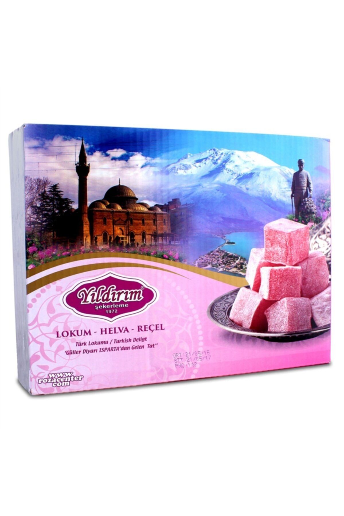 Yıldırım Şekerleme Lokum Muska 750gr