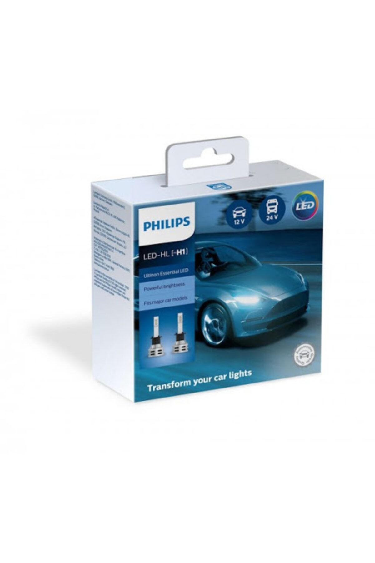 Philips Led Xenon H1 12-24 V Uyumlu 6500 K Parlak Beyaz 11258ue2x2