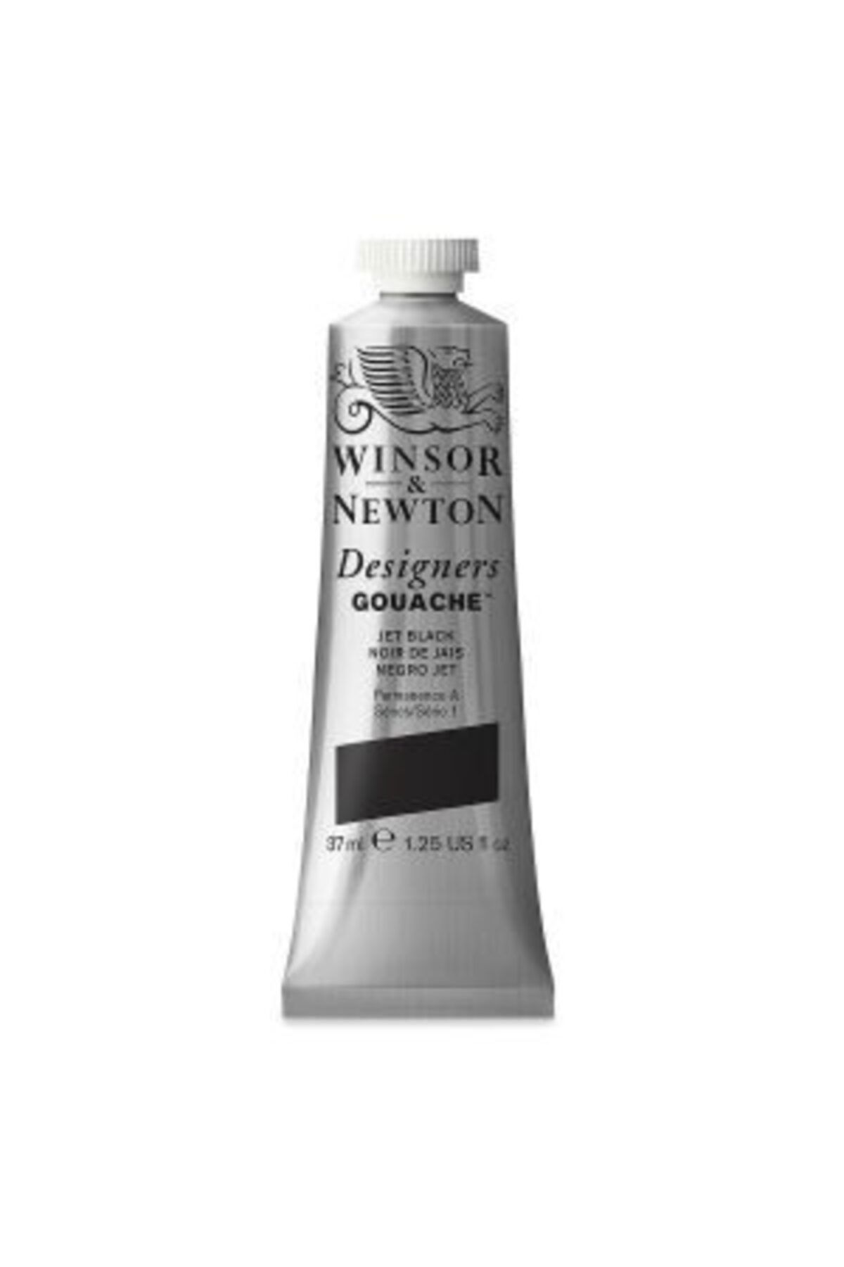 Winsor Newton Designers Guaj Boya : 37 ml : Jet Black 335 S.1