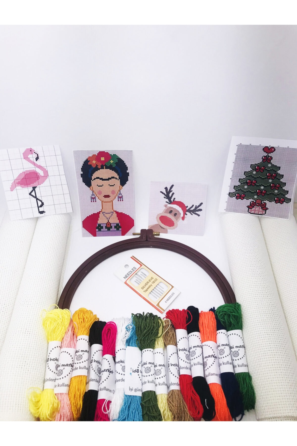 İDİL Kanaviçe Etamin Seti Model006