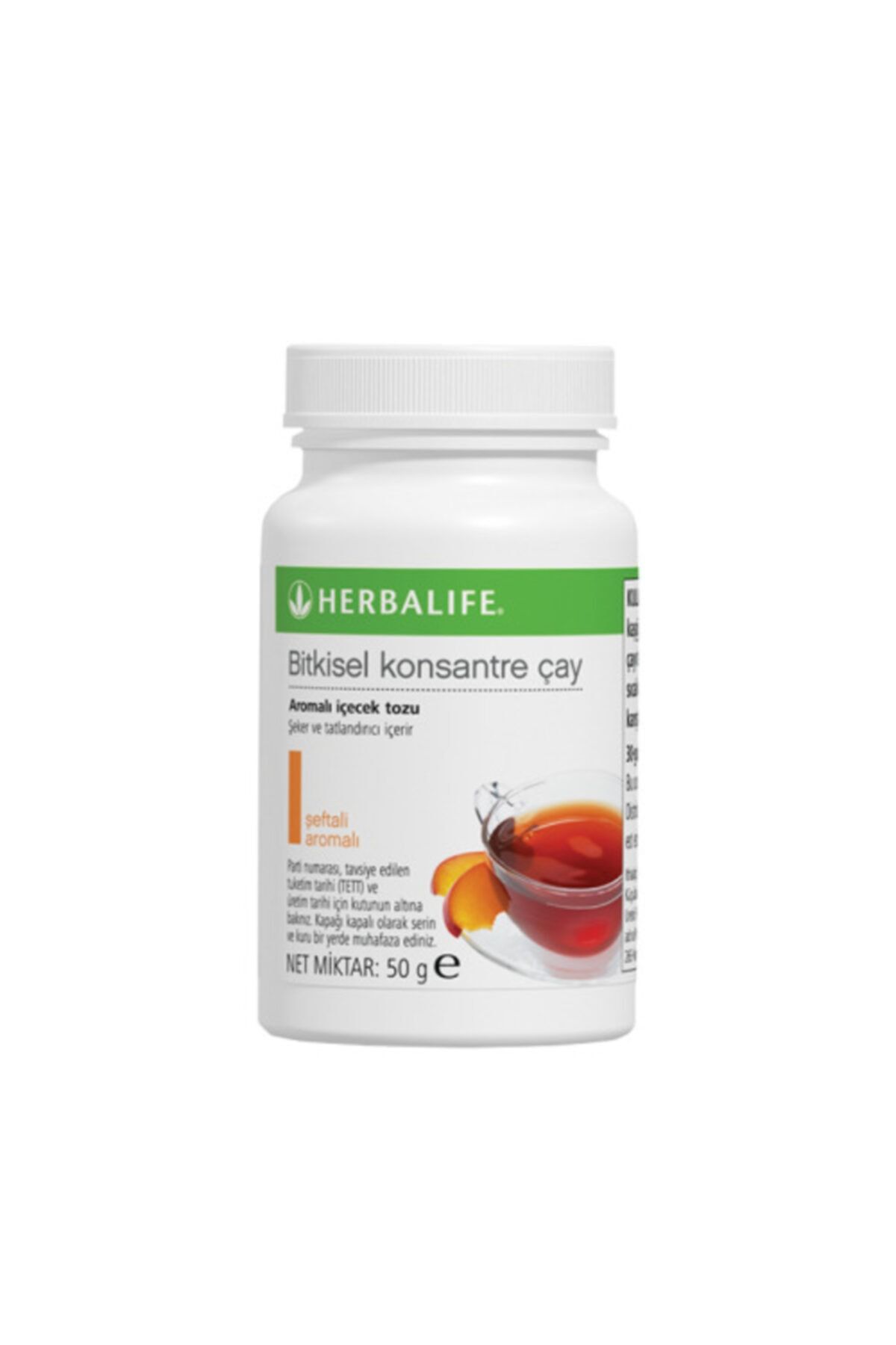 Herbalife Herbalıfe Bitkisel Konsantre Çay 50 gr. Şeftali Aromalı