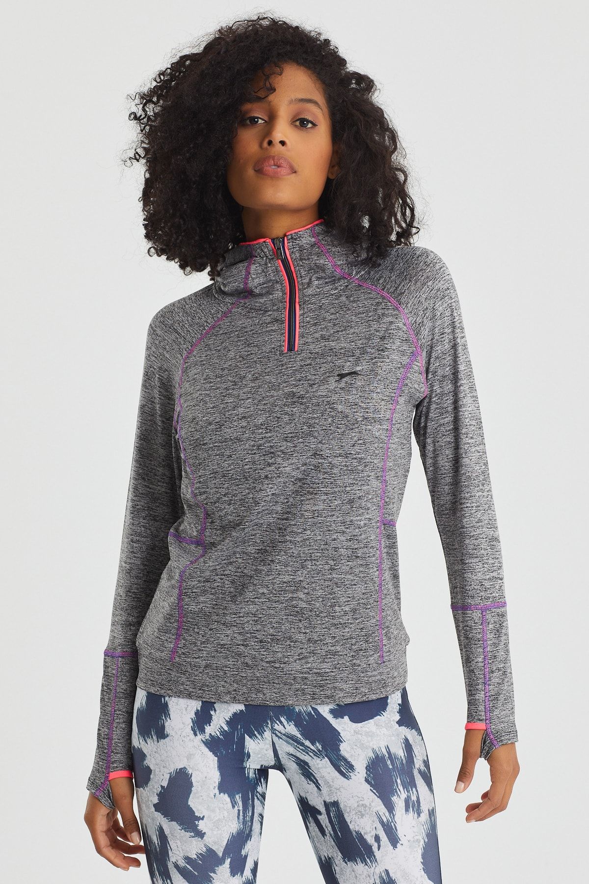Slazenger Packet Kadın Sweatshirt Antrasit St10wk015