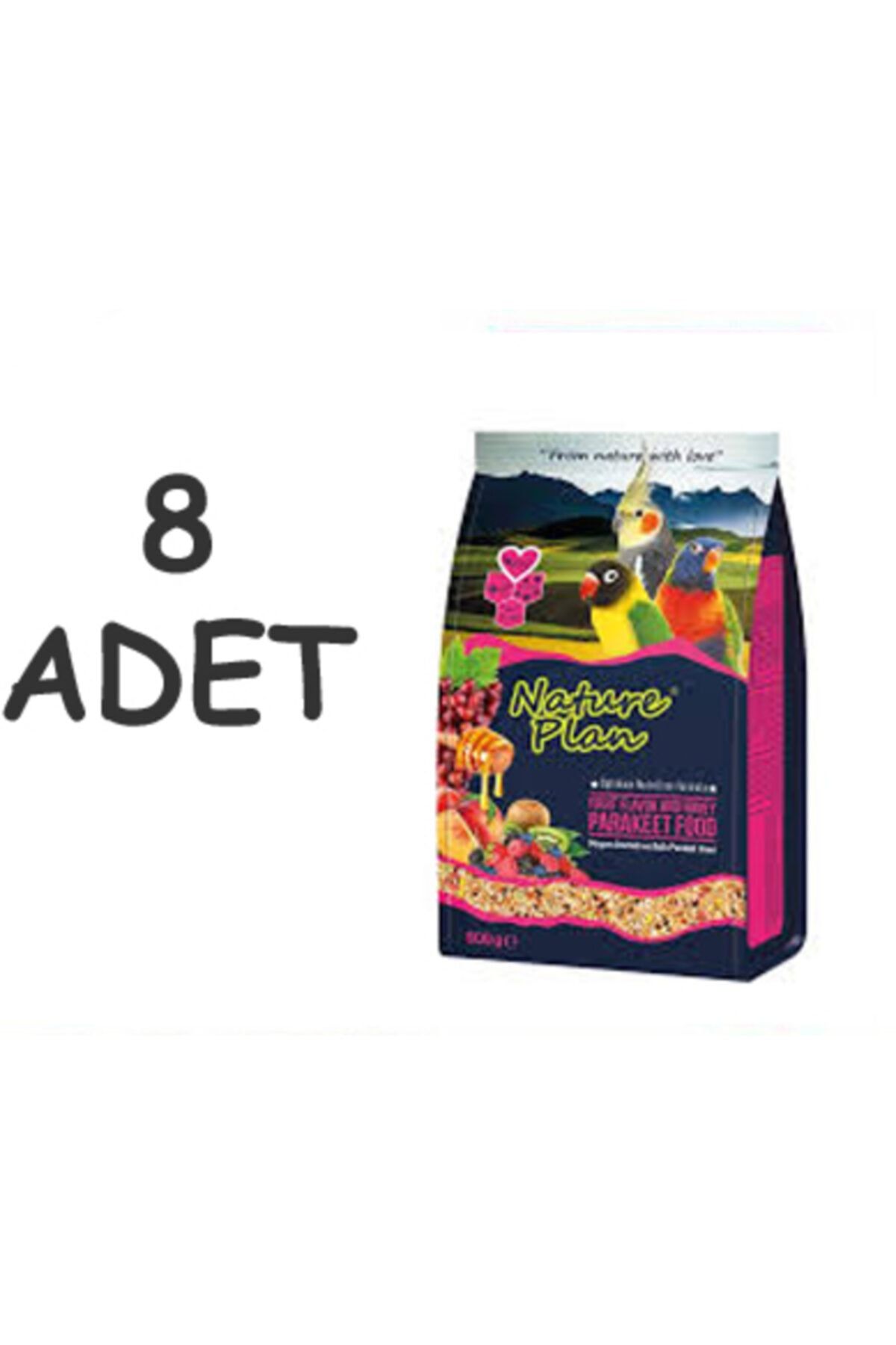 mymodahome Nature Plan Paraket Yemi 800 Gr X 8 Adet
