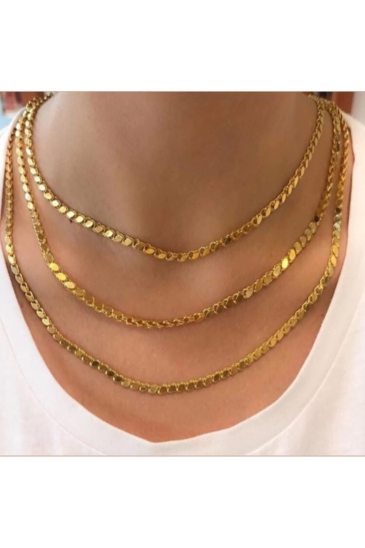 barış gold altın kaplama 1. Kalite 22 Ayar Altın Kaplama 1 Metre Kolye