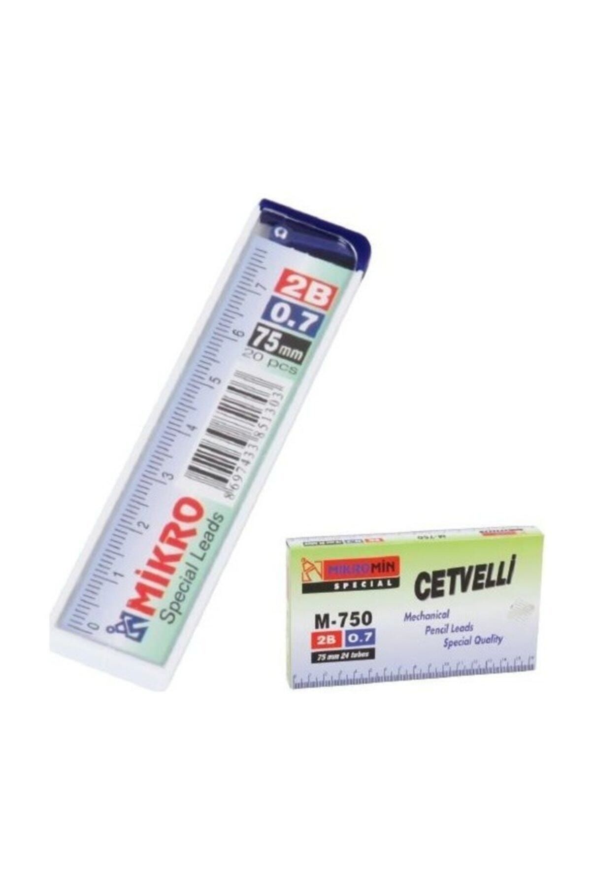 Mikro 75 Mm Cetvelli Kalem Ucu 0.7 Mm - 5 Adet