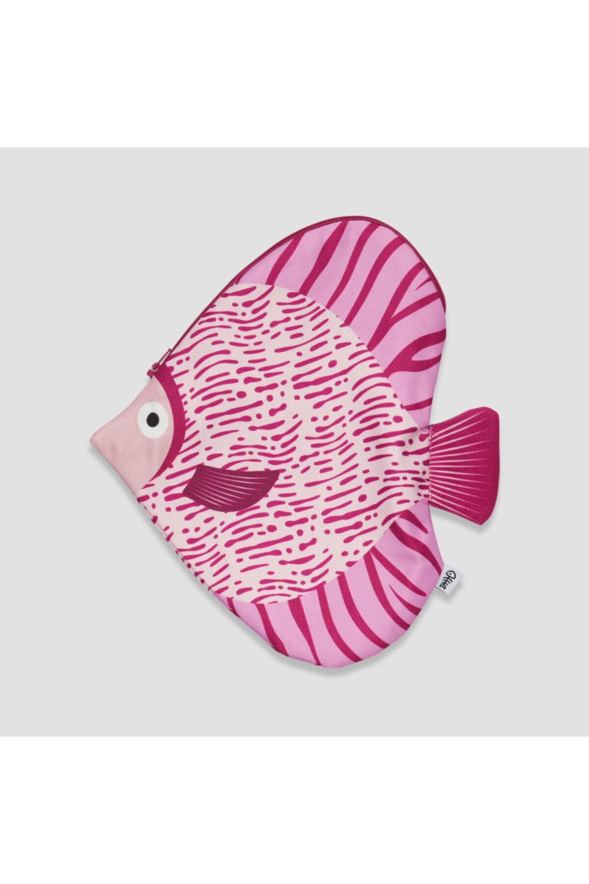 Fish Bone Bags Pembe Diskus Balığı Makyaj Çantası