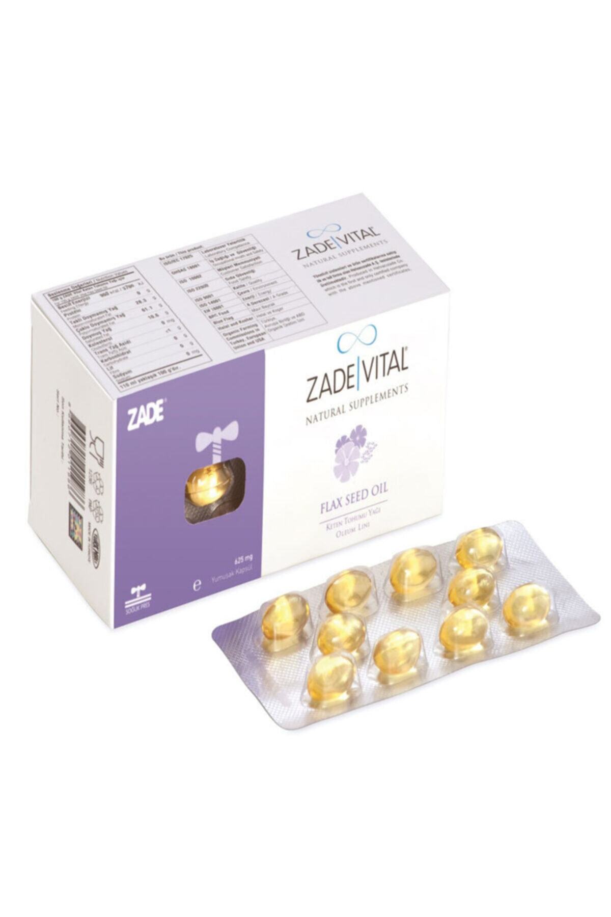 Zade Vital Zadevital Keten Tohumu Yağı 30 Kalsul