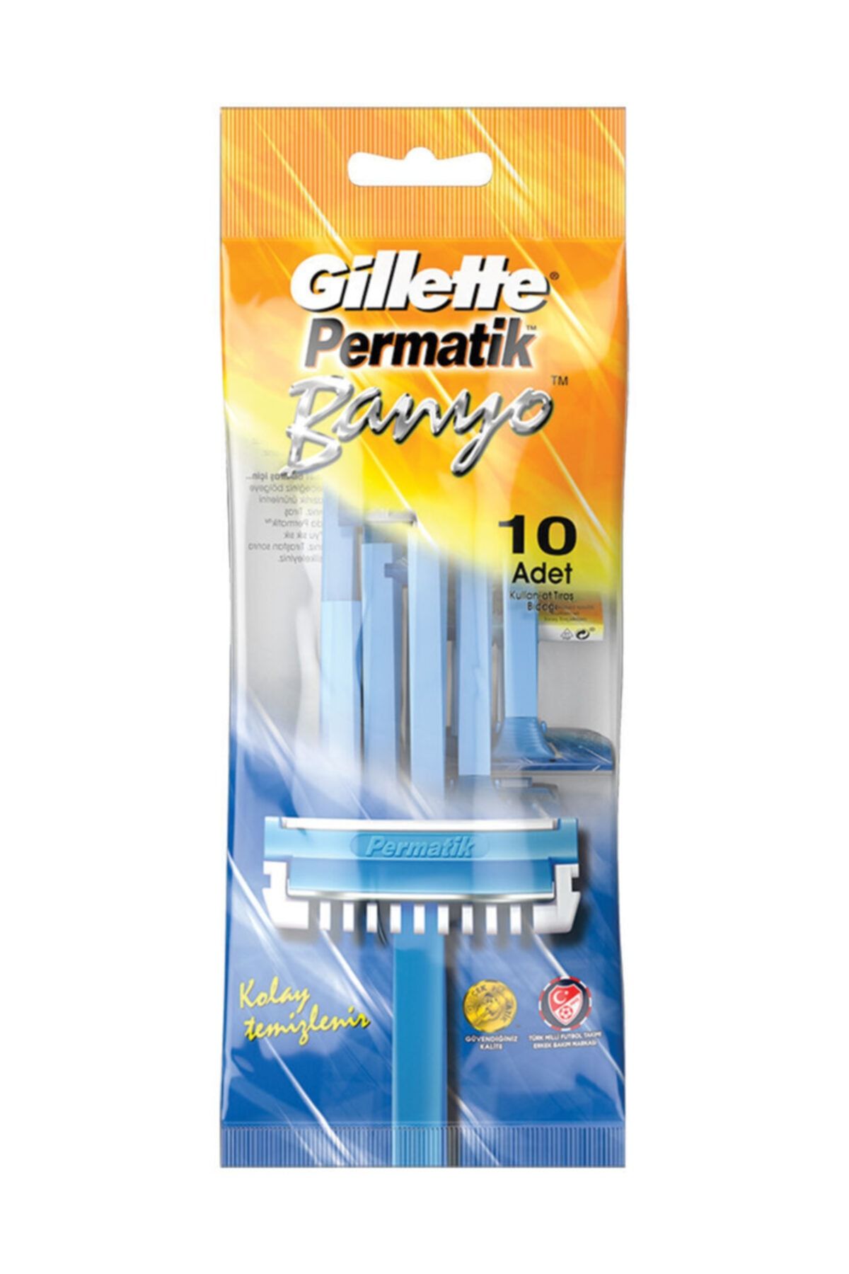 Gillette Permatik Banyo Kullan At Tıraş Bıçağı 10'lu