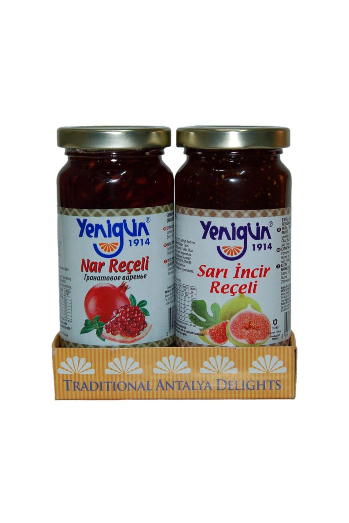 Yenigün Nar Ve Sarı Incir Reçeli 290 Gram X 2 Adet
