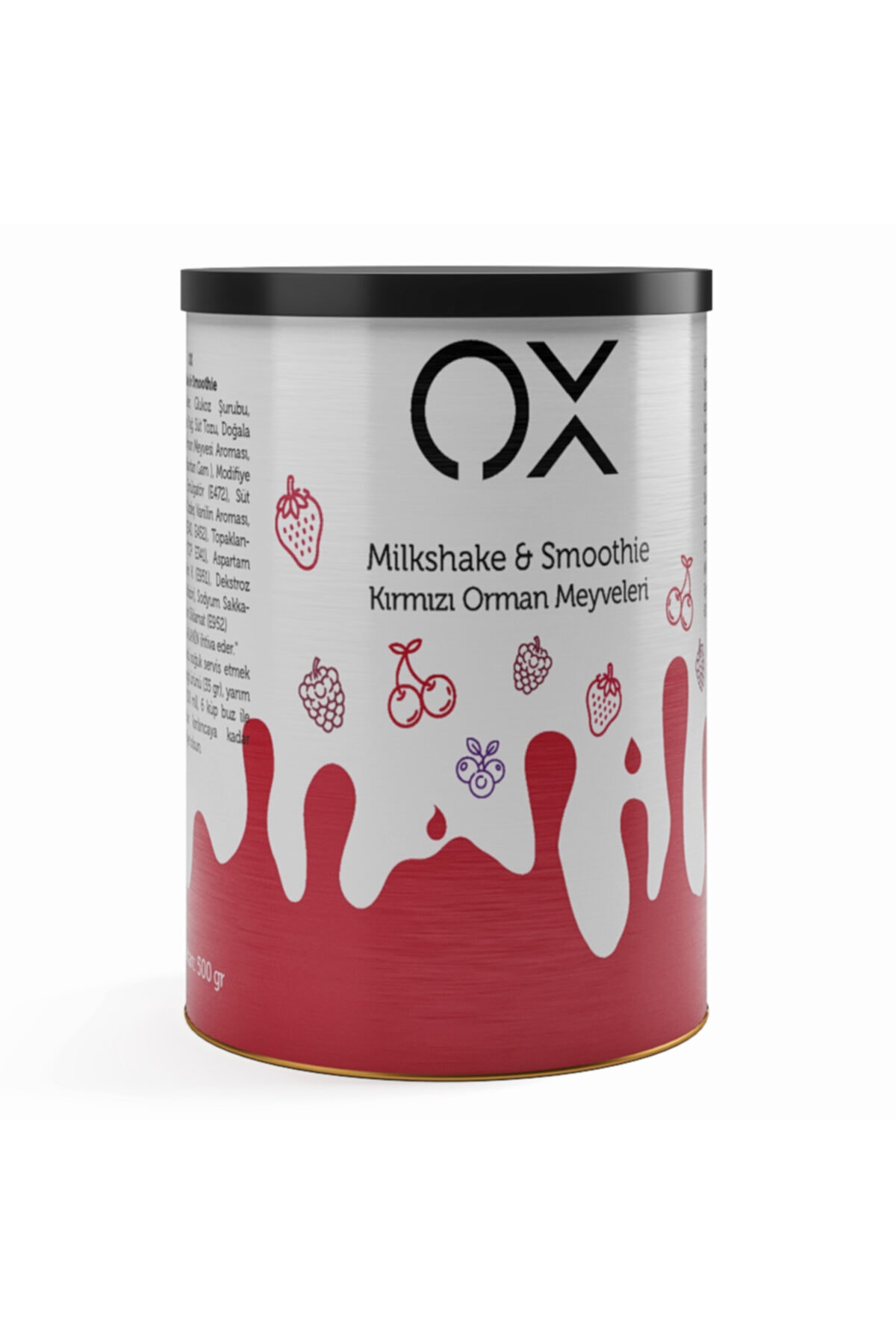 OX Kırmızı Orman Meyve Milkshake 500 G